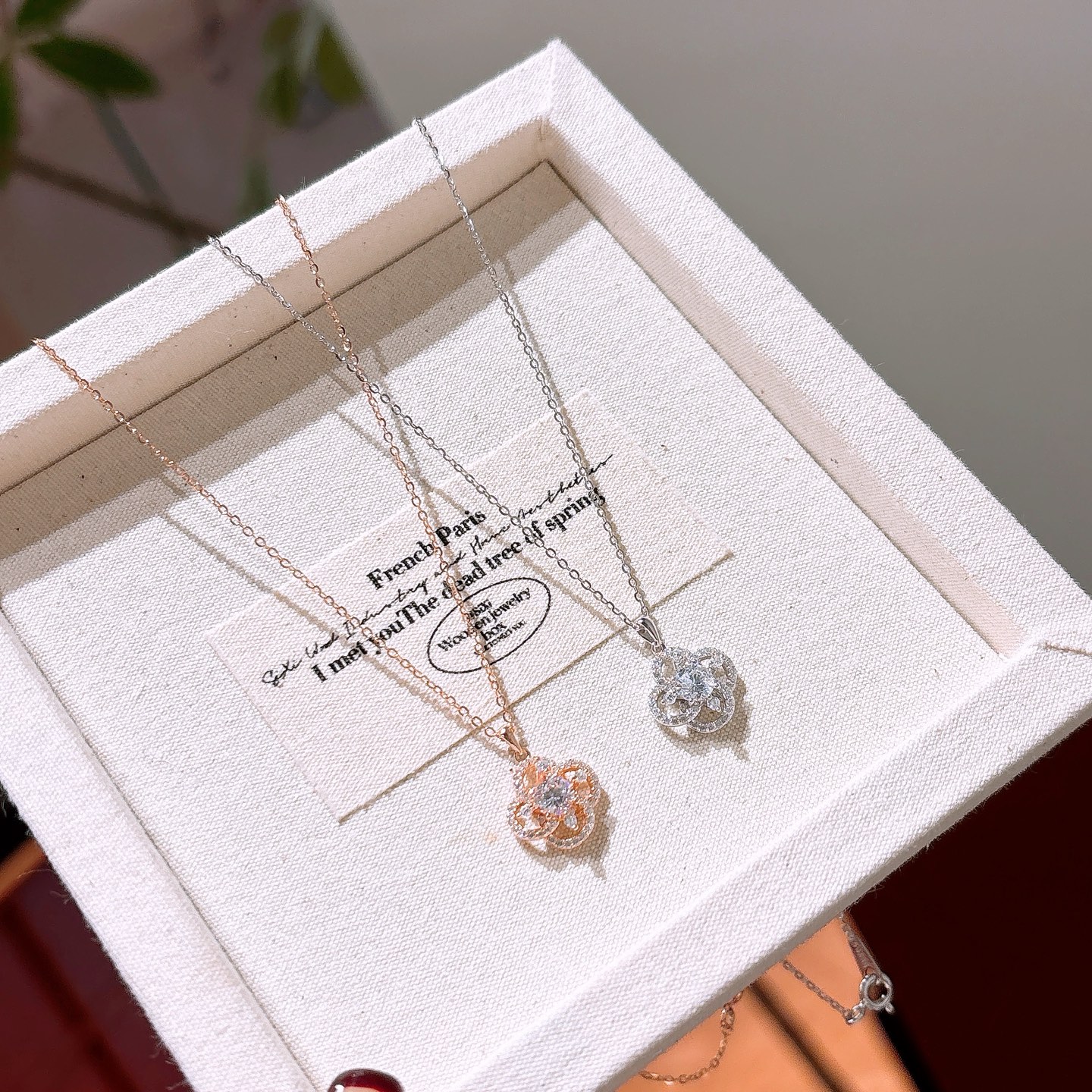 Nickelfreies Silber Kette Süß & cool Muttertag Silber