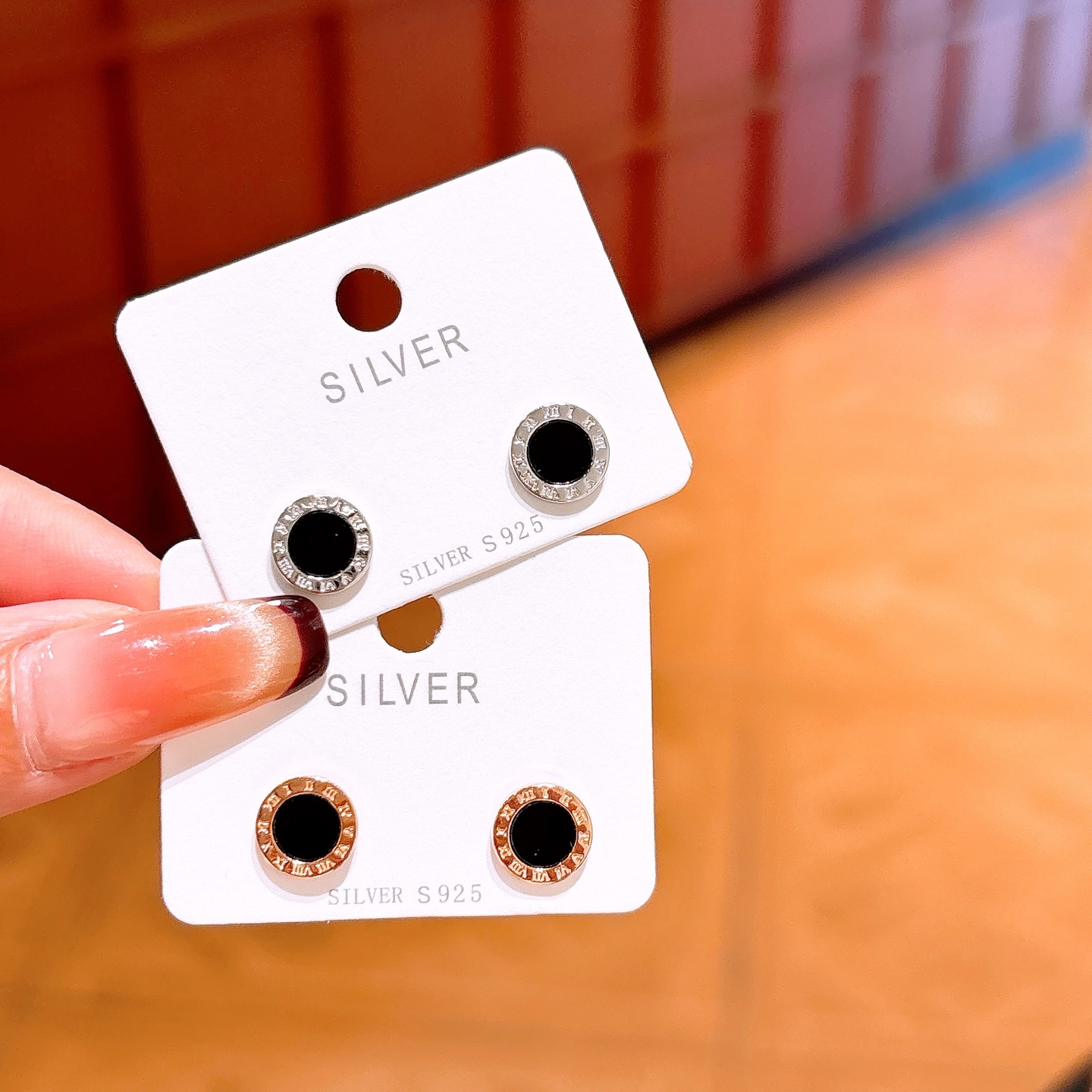 Solid Silver Earrings Artistic Party Gold