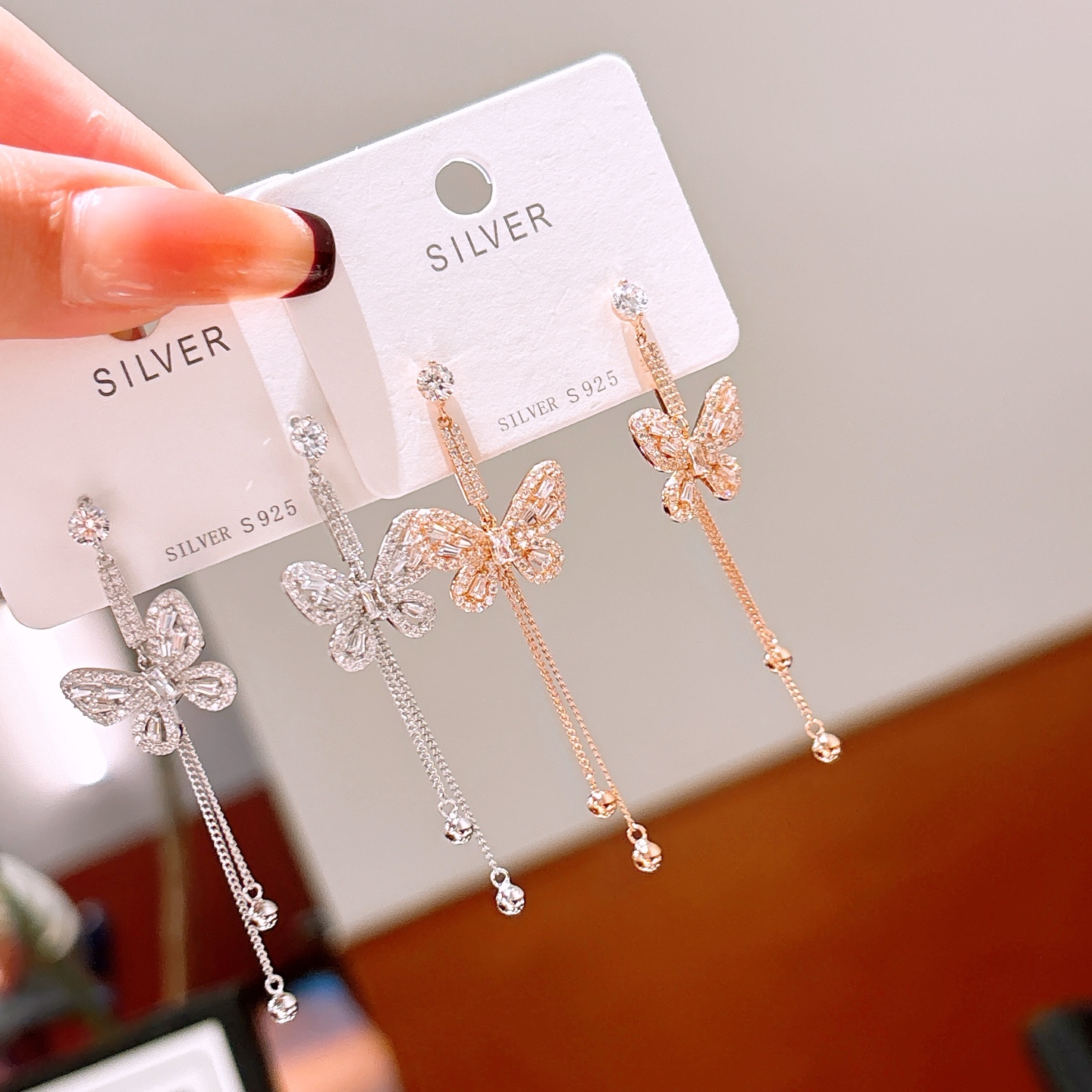 Hypoallergenic Silver Earrings Pure Date Night Gold