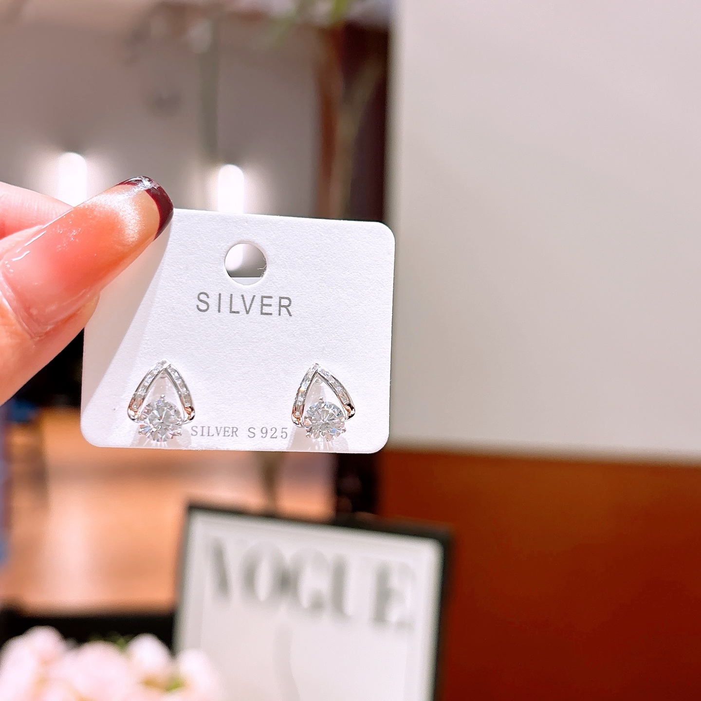 高級感低アレルギー銀イヤリングゴールド 日常使い