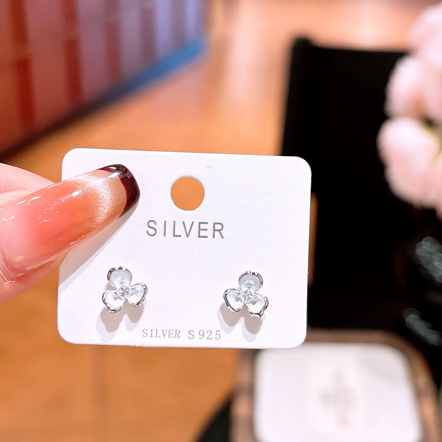 Fine Silver Earrings Forest Everyday Wear Silver