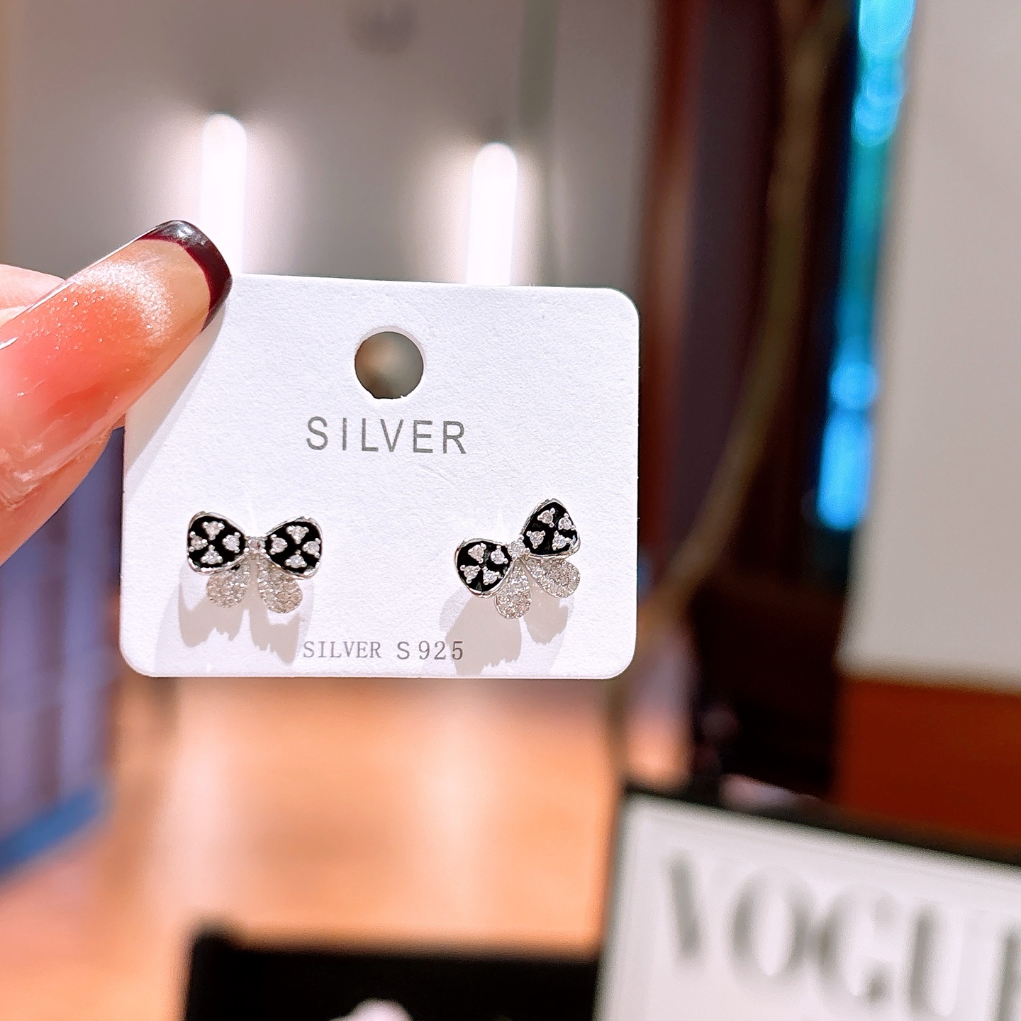 S925 Sterling Silver Earrings Cute Birthday Silver