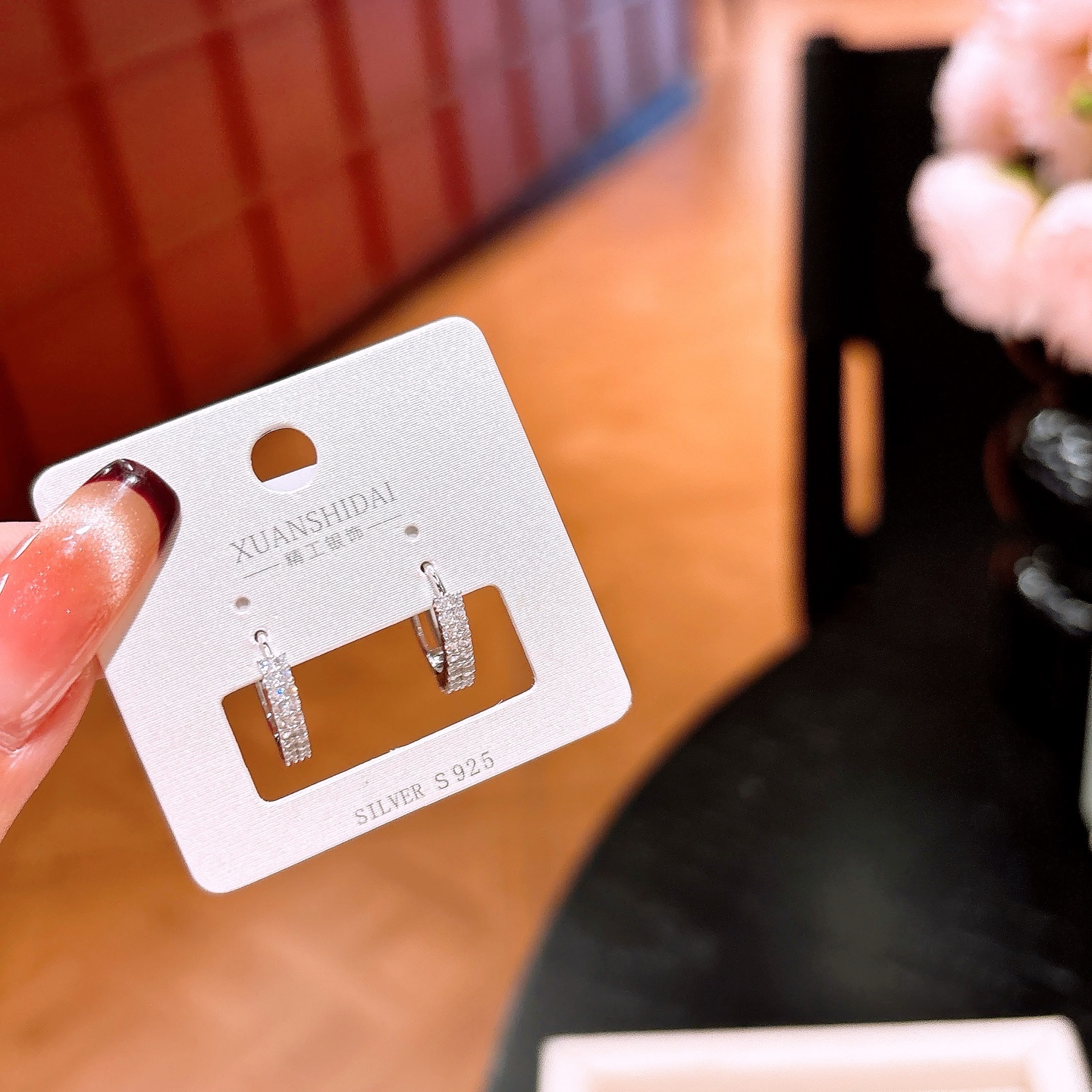 S925 Sterling Silver Ear Cuffs Lively Party Silver