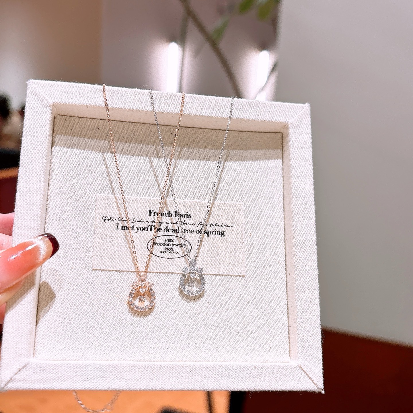 High Polish Silver Necklace Girly Self-love Silver