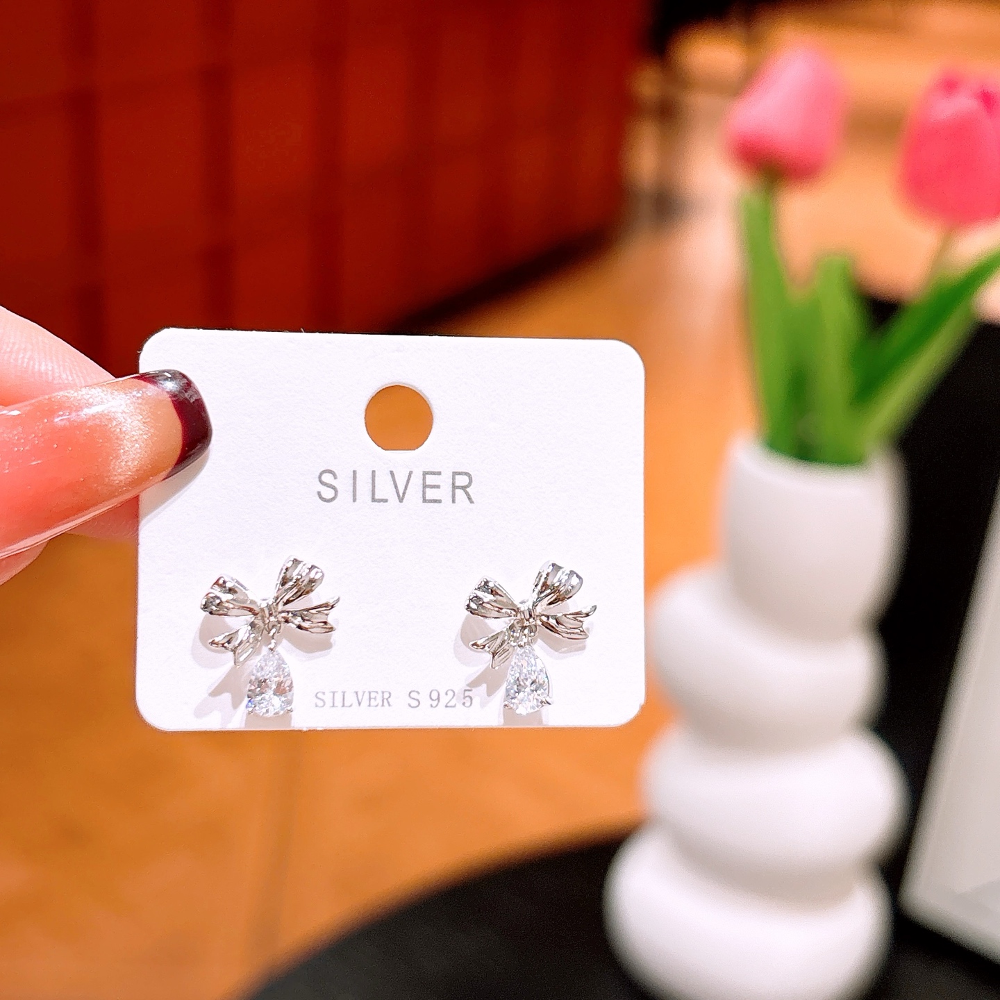 Hypoallergenic Silver Earrings Dainty Proposal Gold