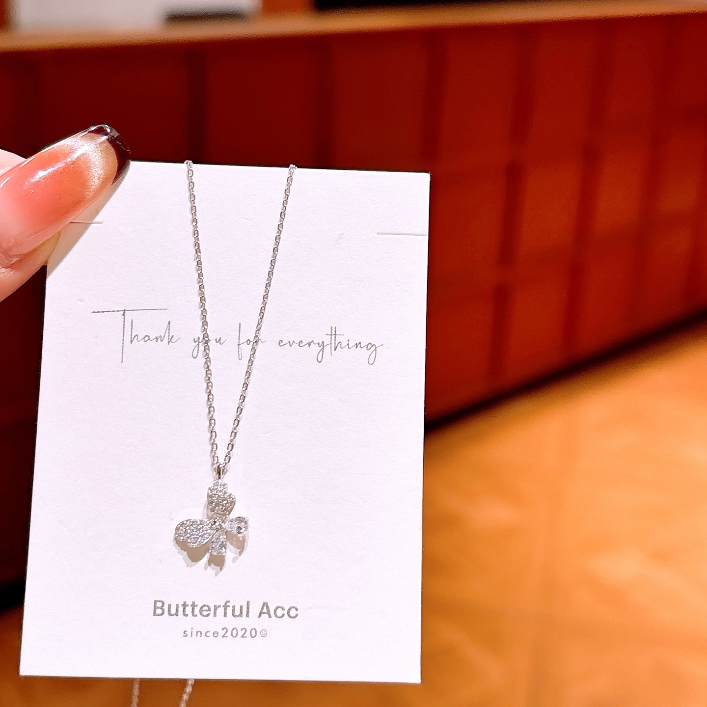 925 Silver Necklace Girly Confession Gold