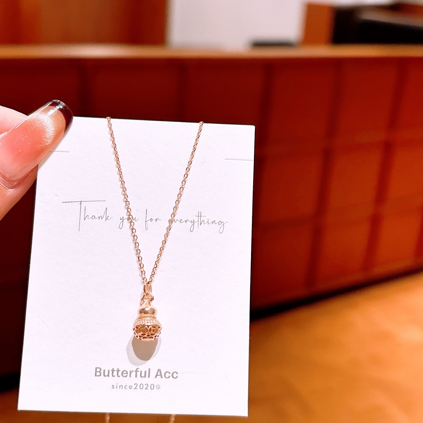 Nickel Free Silver Necklace Premium Teacher's Day Silver