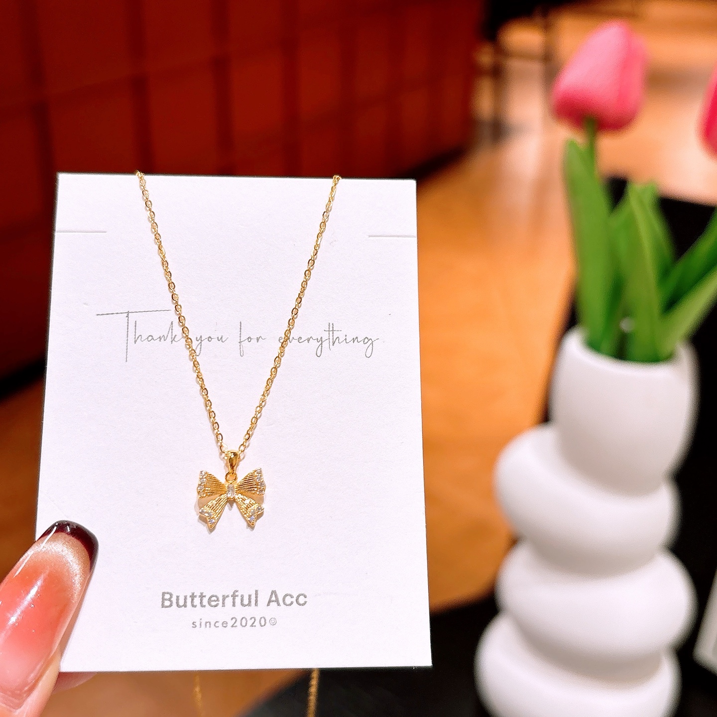 S925 Sterling Silver Necklace Ins Style Office Silver