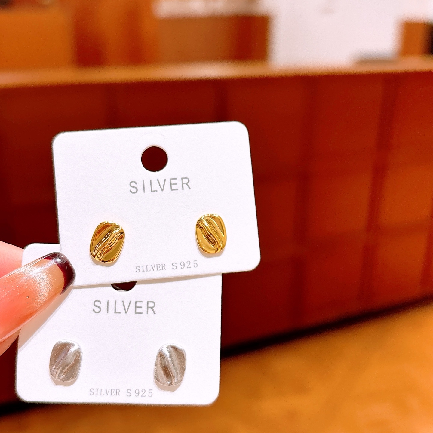 Low Allergy Silver Earrings Minimalist Wedding Silver