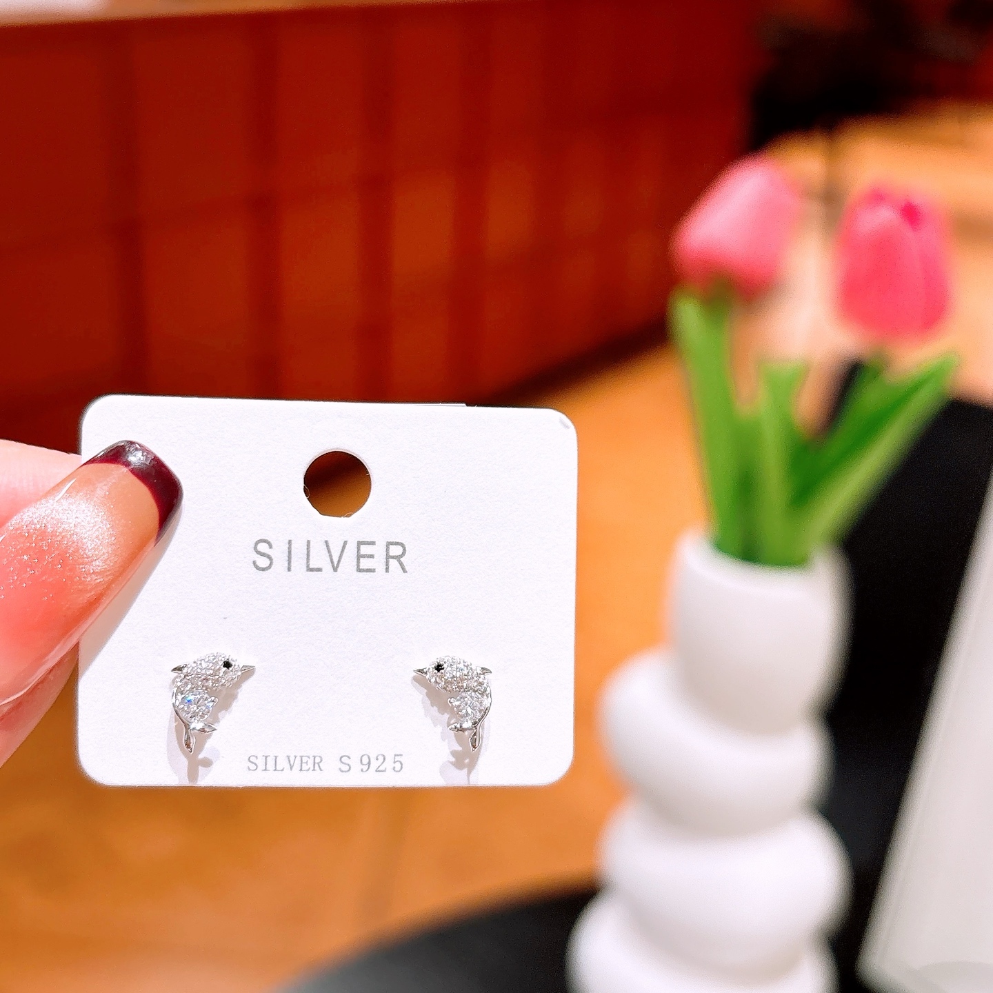 S925 Sterling Silver Earrings Minimalist Party Silver