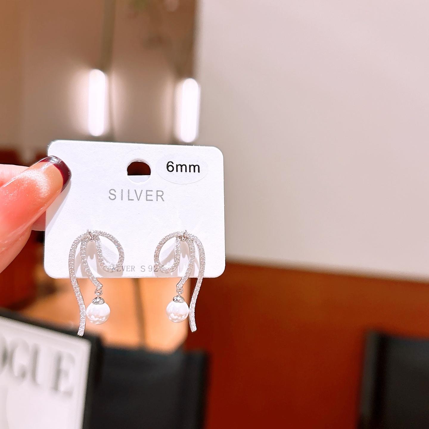 High Polish Silver Earrings Pure Annual Party Silver