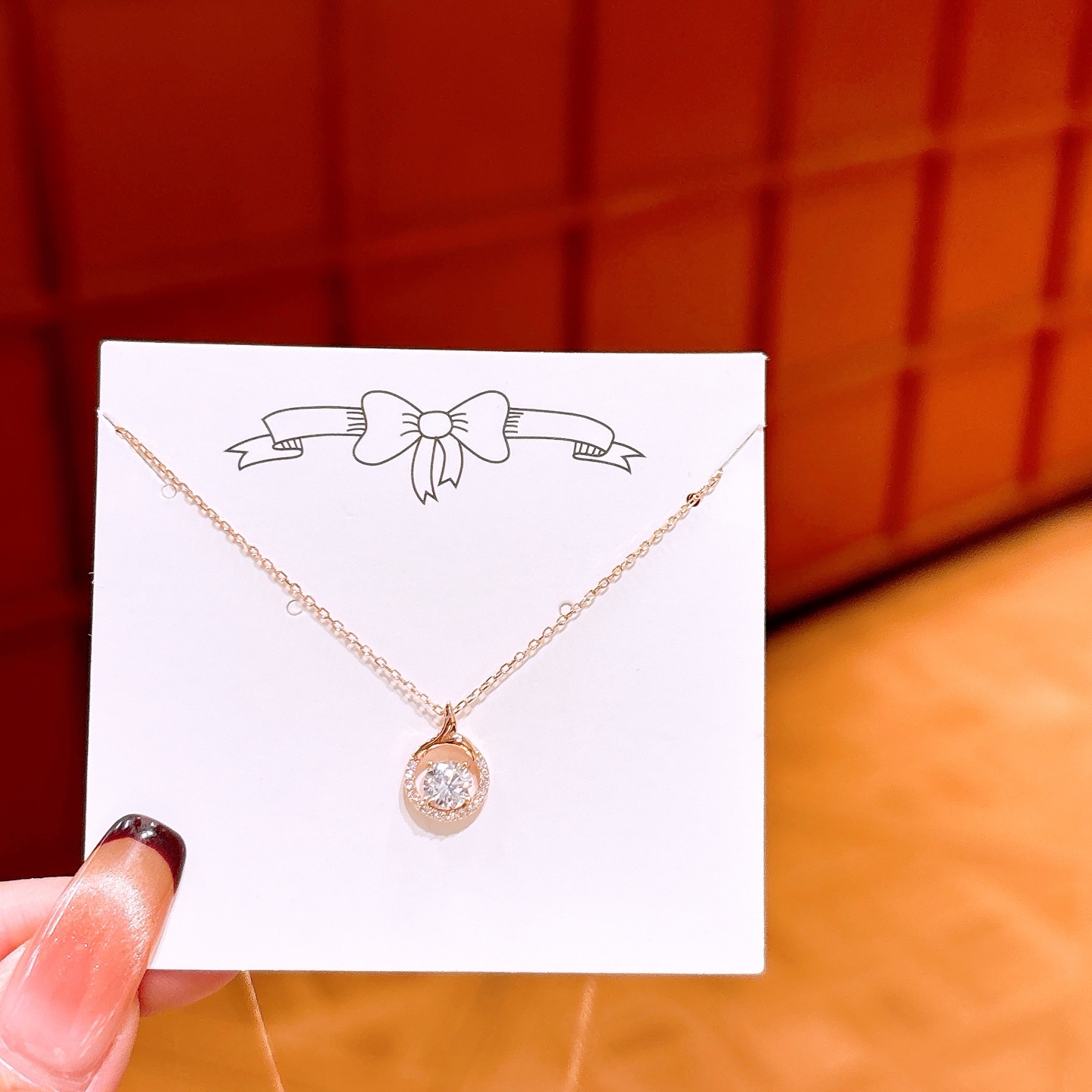 High Polish Silver Necklace Sweet & Cool Self-love Gold