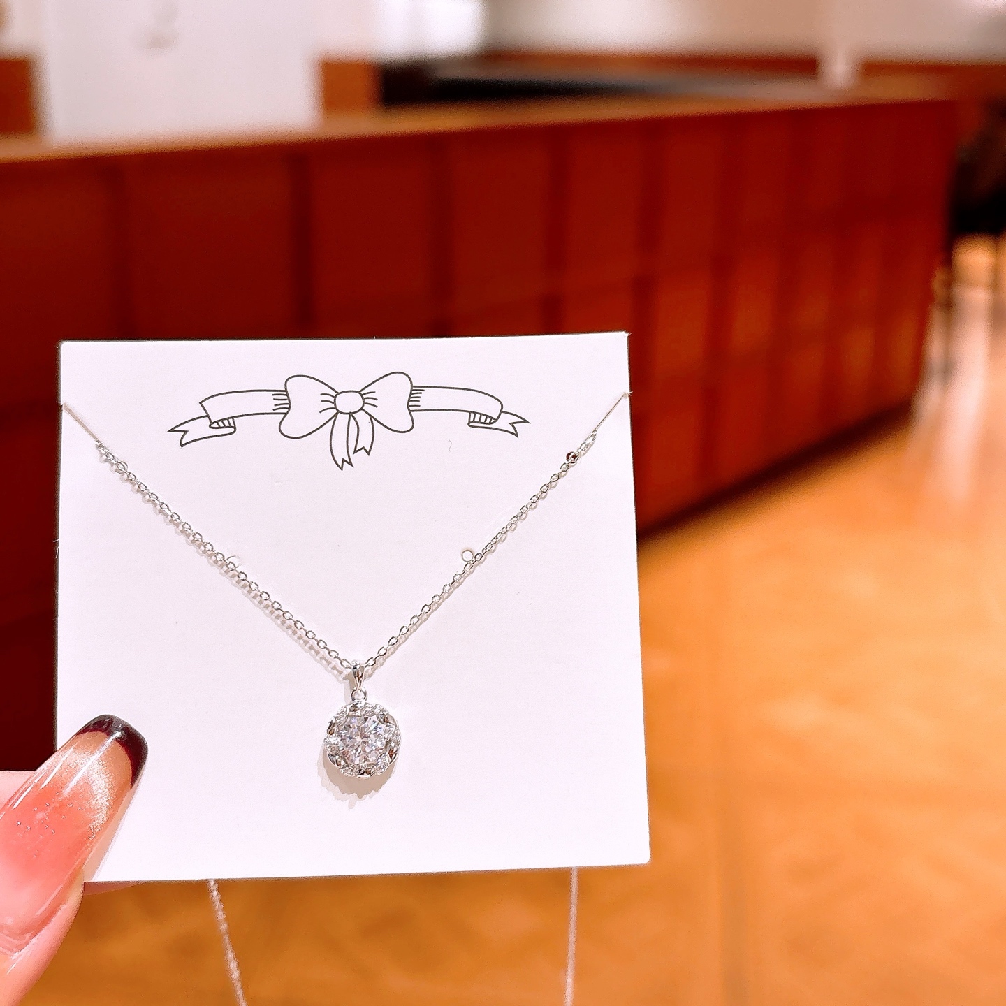 フレンチ925シルバーネックレスゴールド 卒業