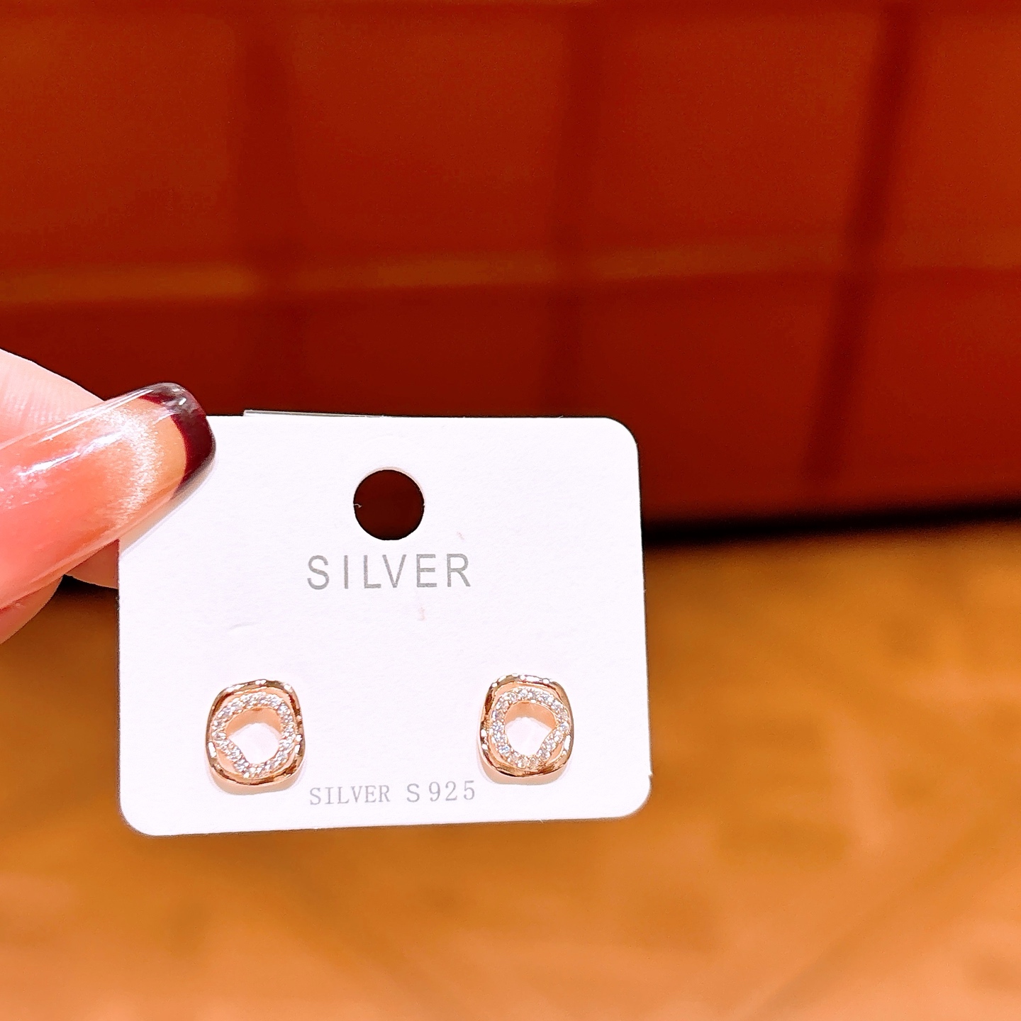 Low Allergy Silver Earrings Forest Mother's Birthday Gold