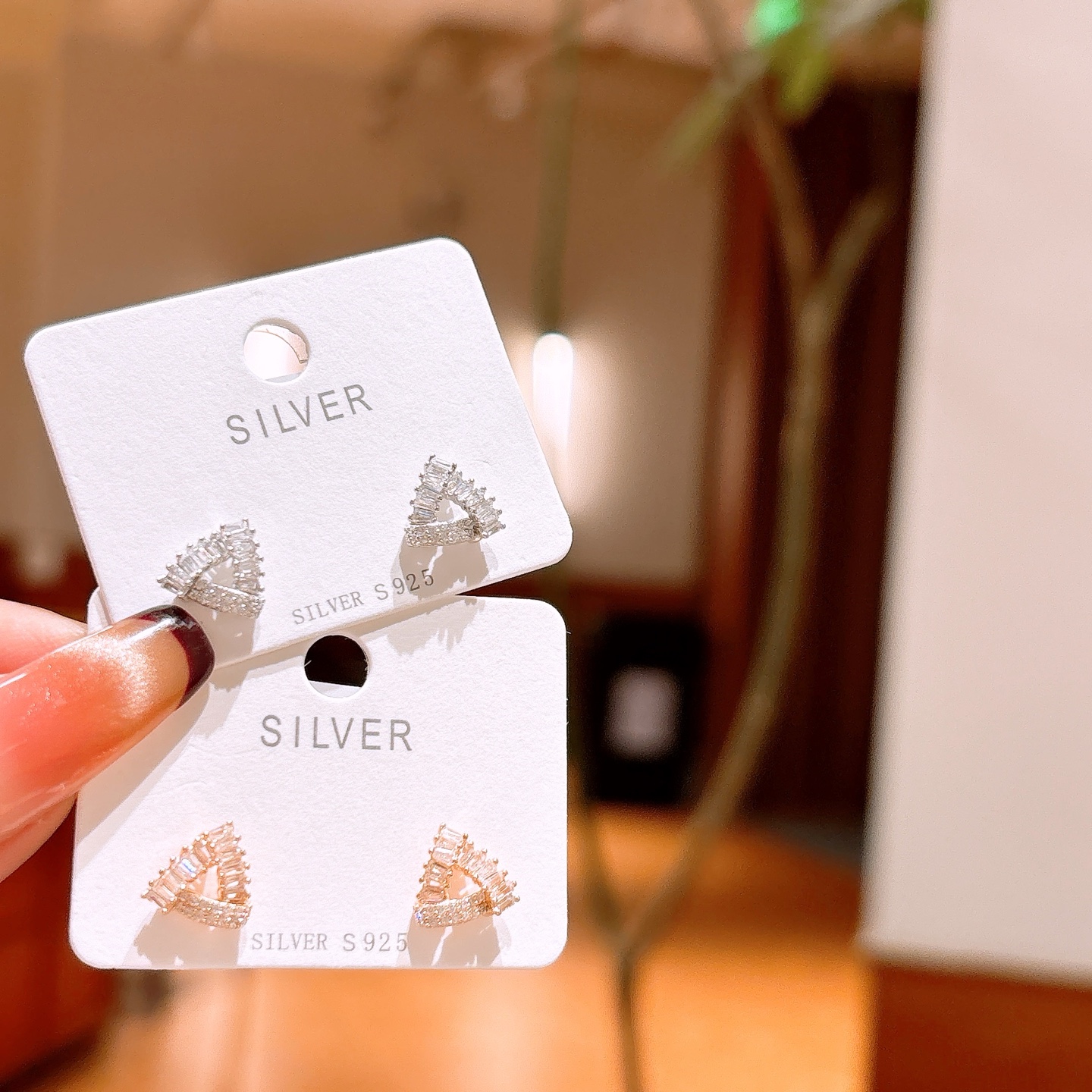 Fine Silver Earrings Minimalist Mother's Birthday Gold