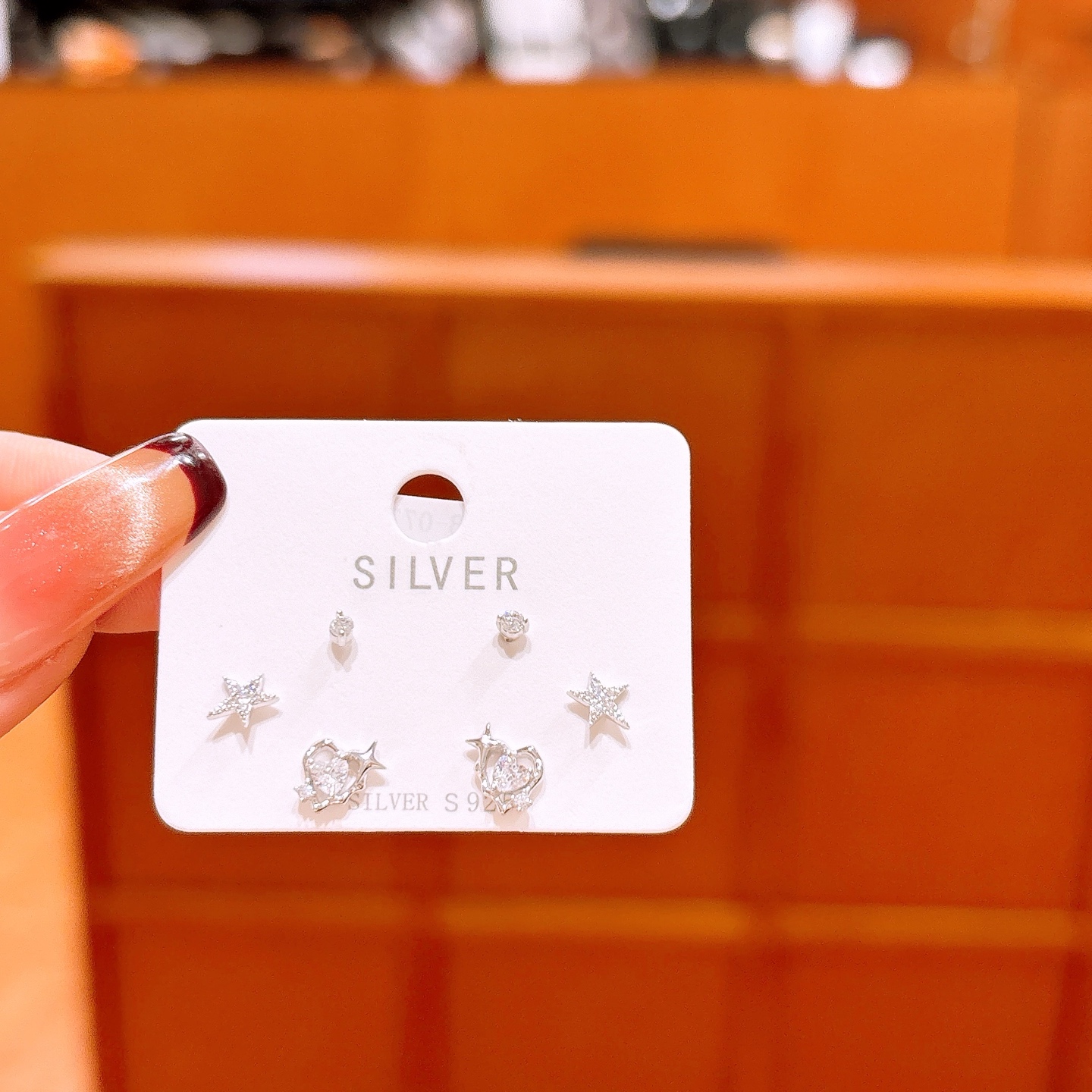 Fine Silver Earrings Girly Wedding Gold