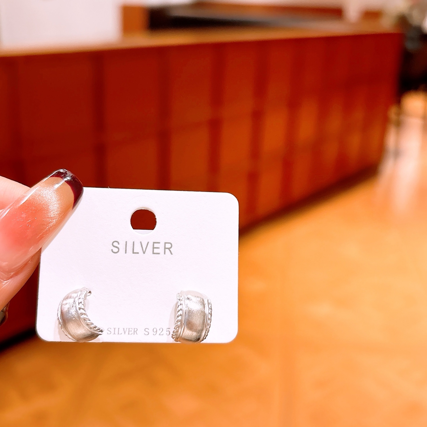 S925 Sterling Silver Earrings Sweet Wedding Favor Gold