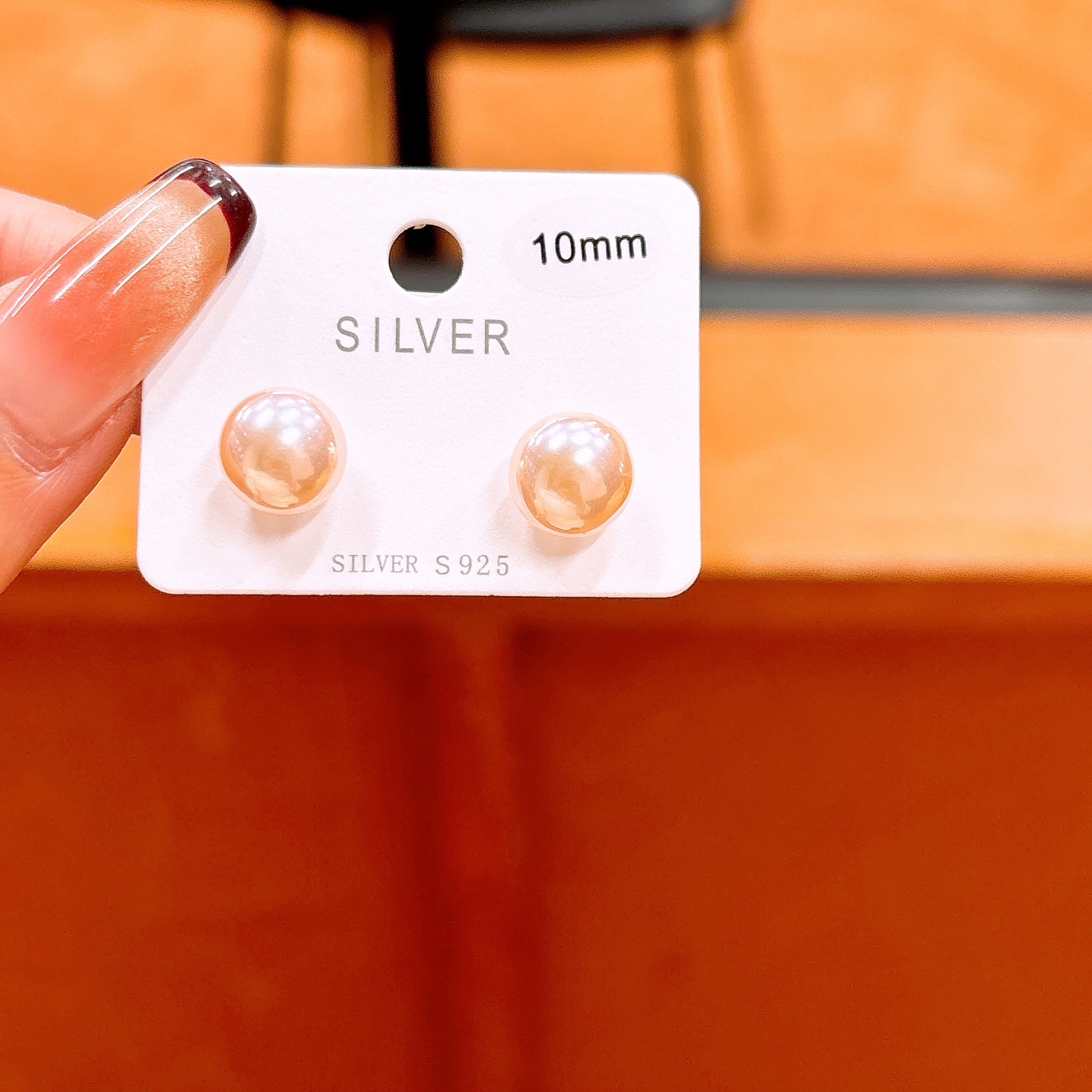 High Polish Silver Earrings Girly Valentine's Day Silver