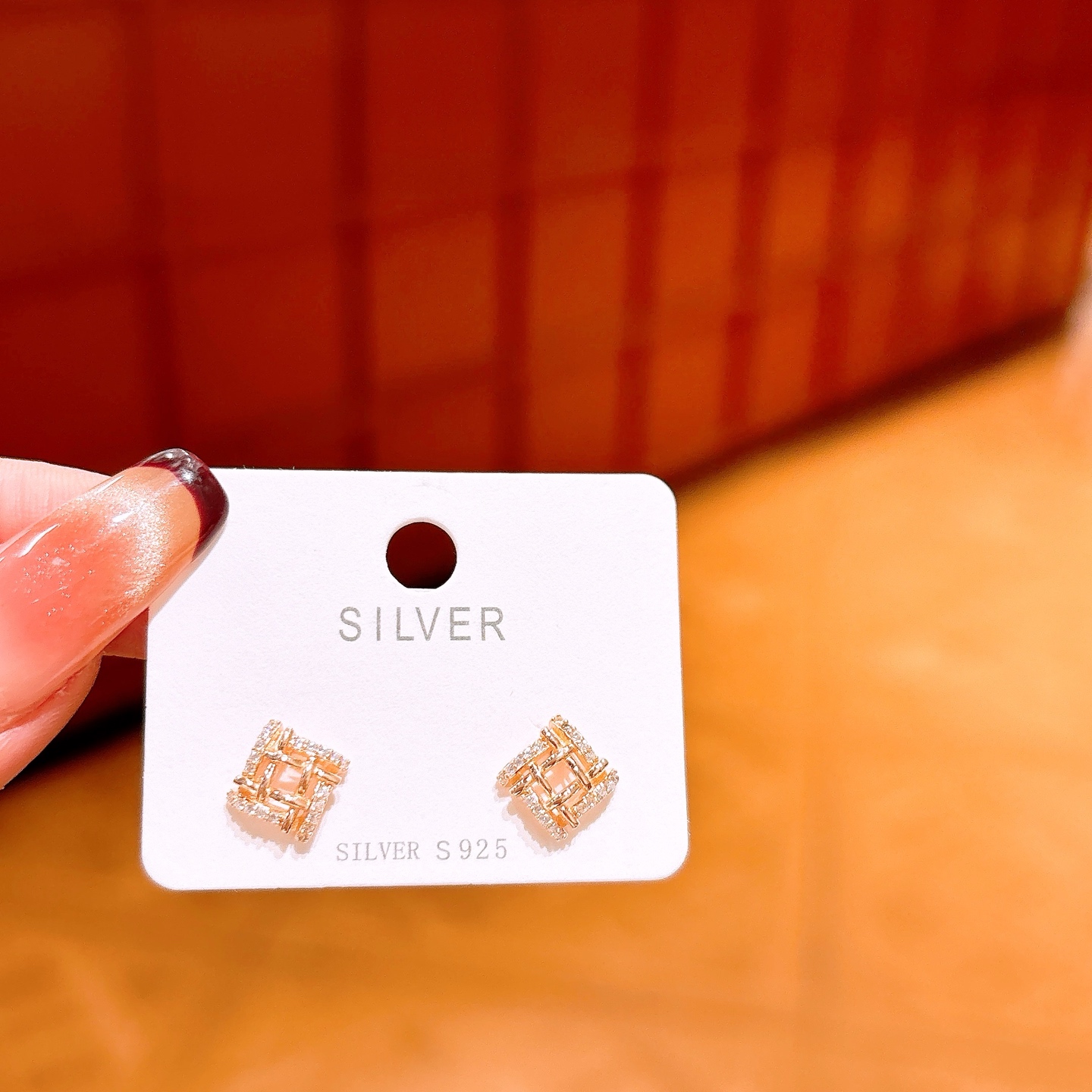 Nickel Free Silver Earrings Playful New Year Silver