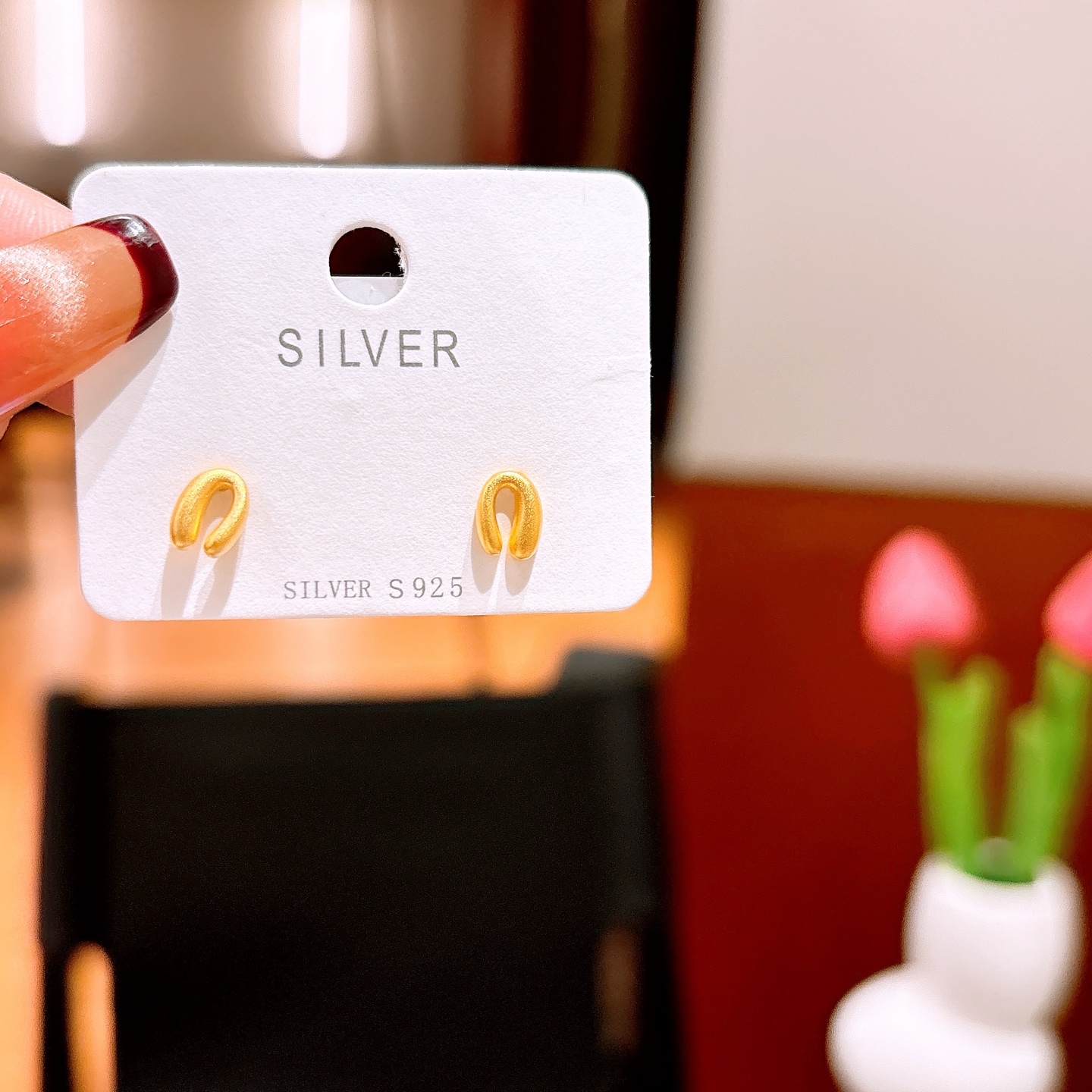 Low Allergy Silver Earrings Pure Gift for Her Silver