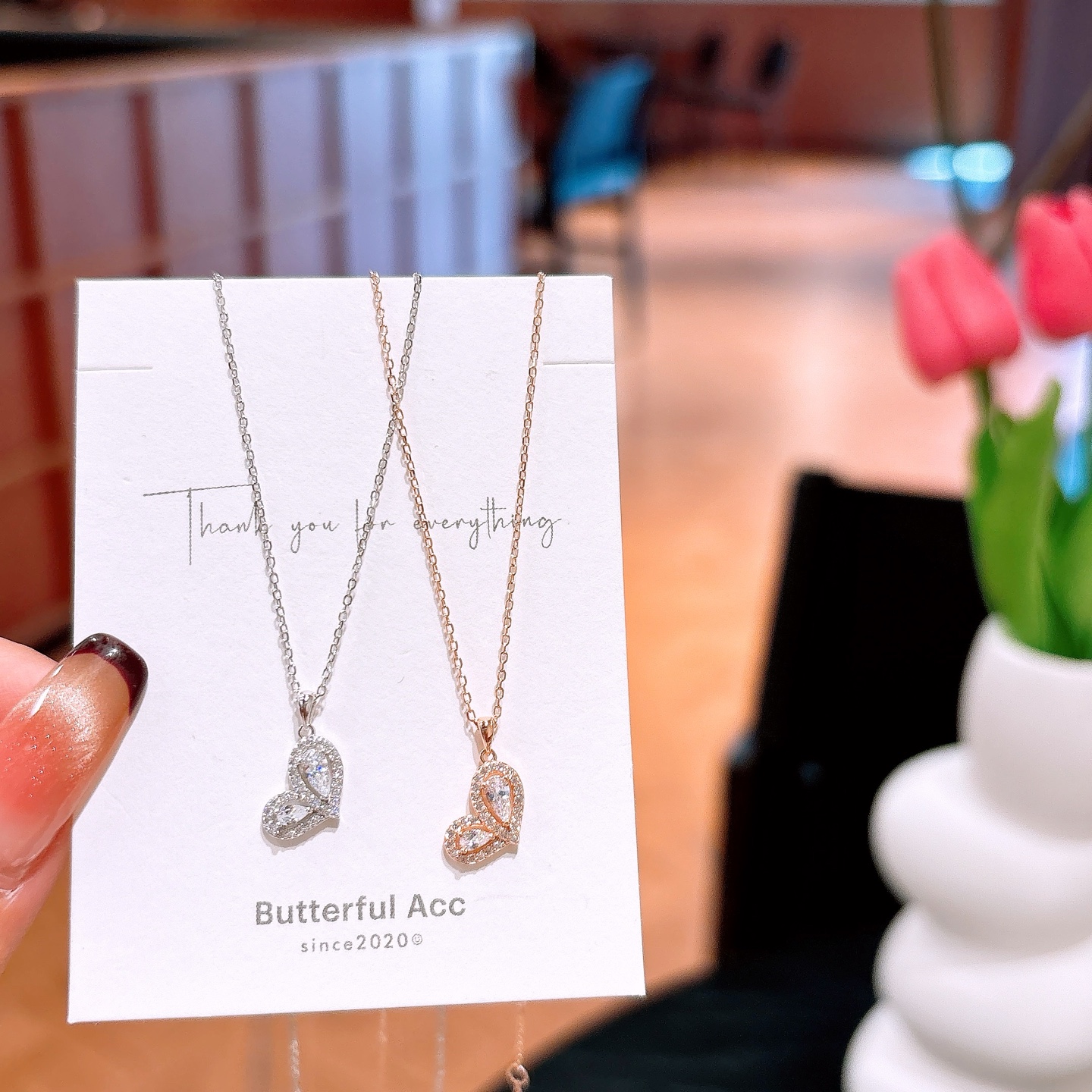 Nickel Free Silver Necklace Girly Date Night Silver