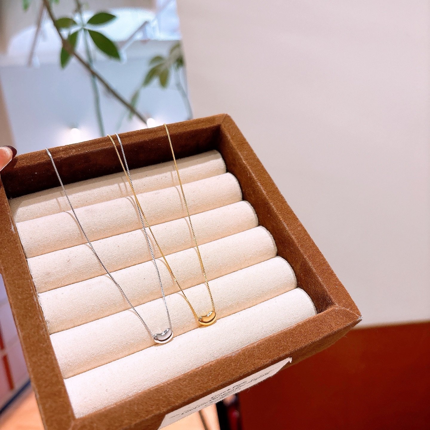 S925 Sterlingsilber Kette Zart Geschenk für sie Silber