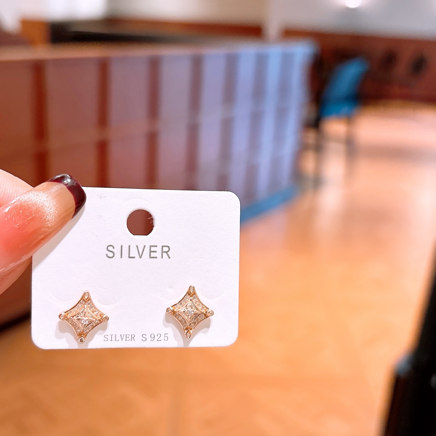 Hypoallergenic Silver Earrings Ins Style Party Silver