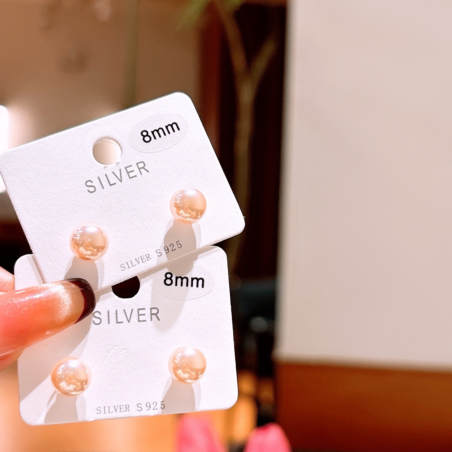 S925 Sterling Silver Earrings Premium Self-love Silver