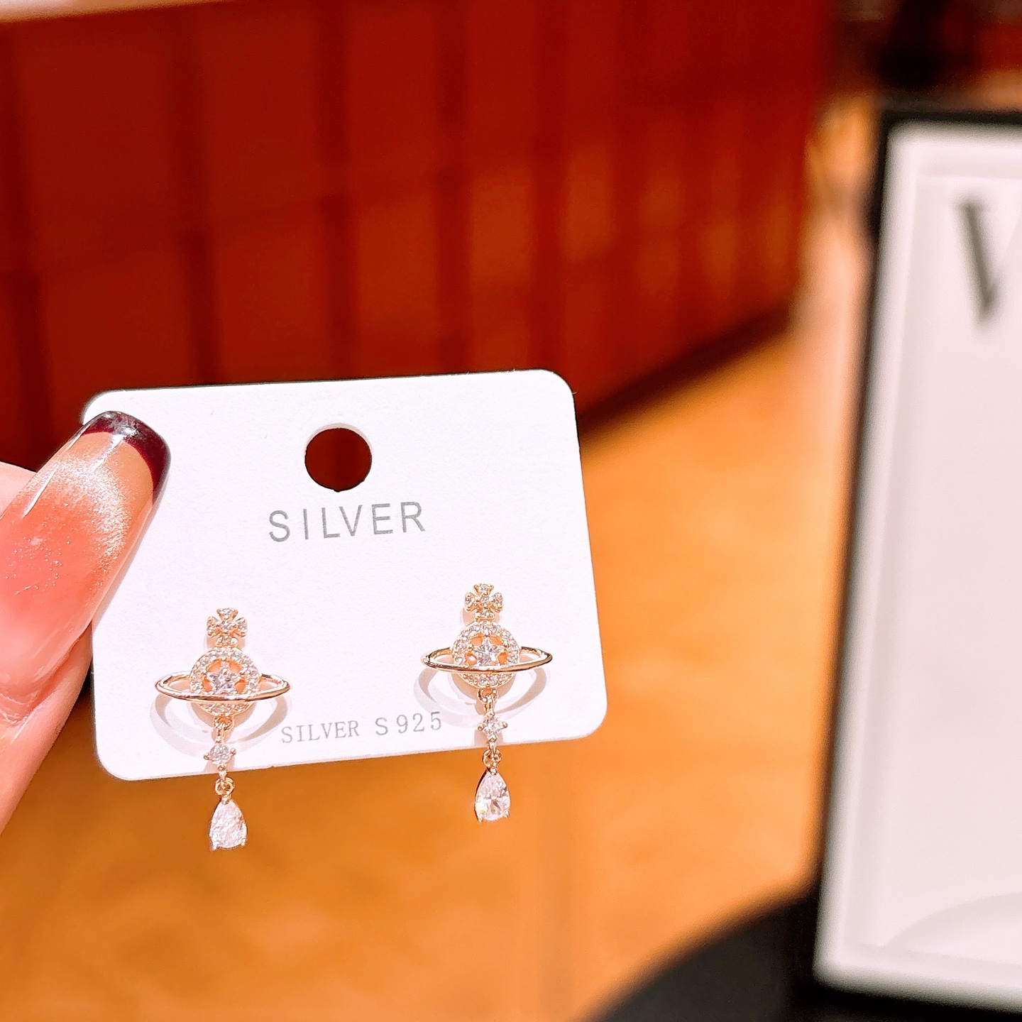 Fine Silver Earrings Sweet & Cool Birthday Gold