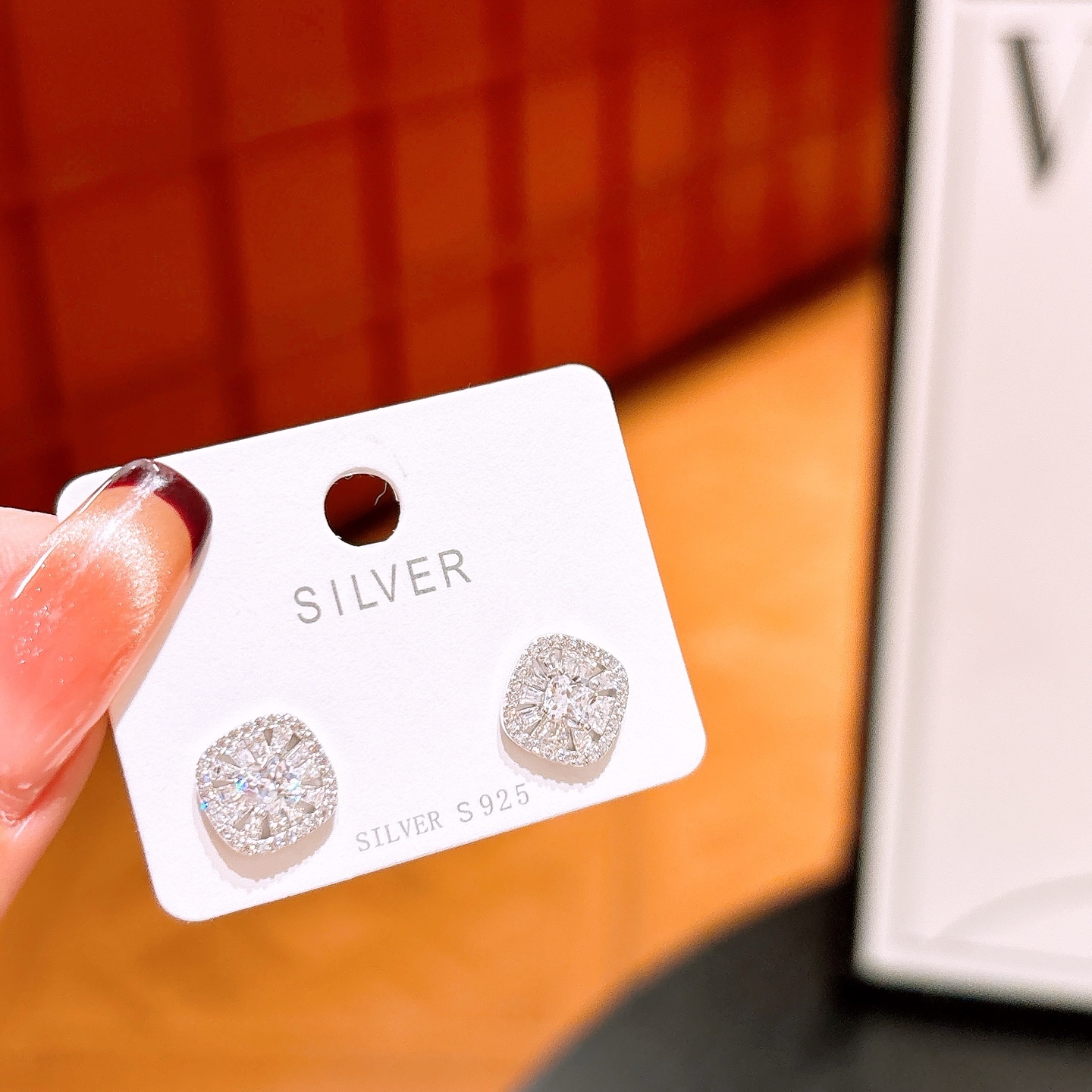 925 Silver Earrings Romantic Bestie Gift Gold