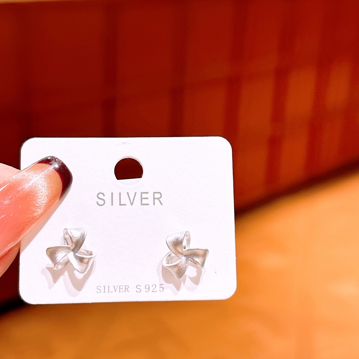 Nickel Free Silver Earrings Sweet Valentine's Day Gold