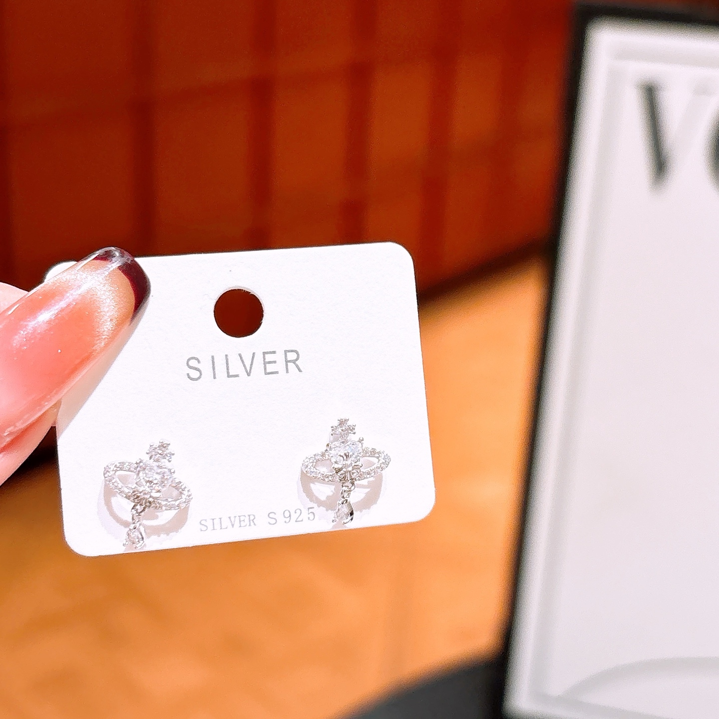 Fine Silver Earrings Lively Banquet Gold