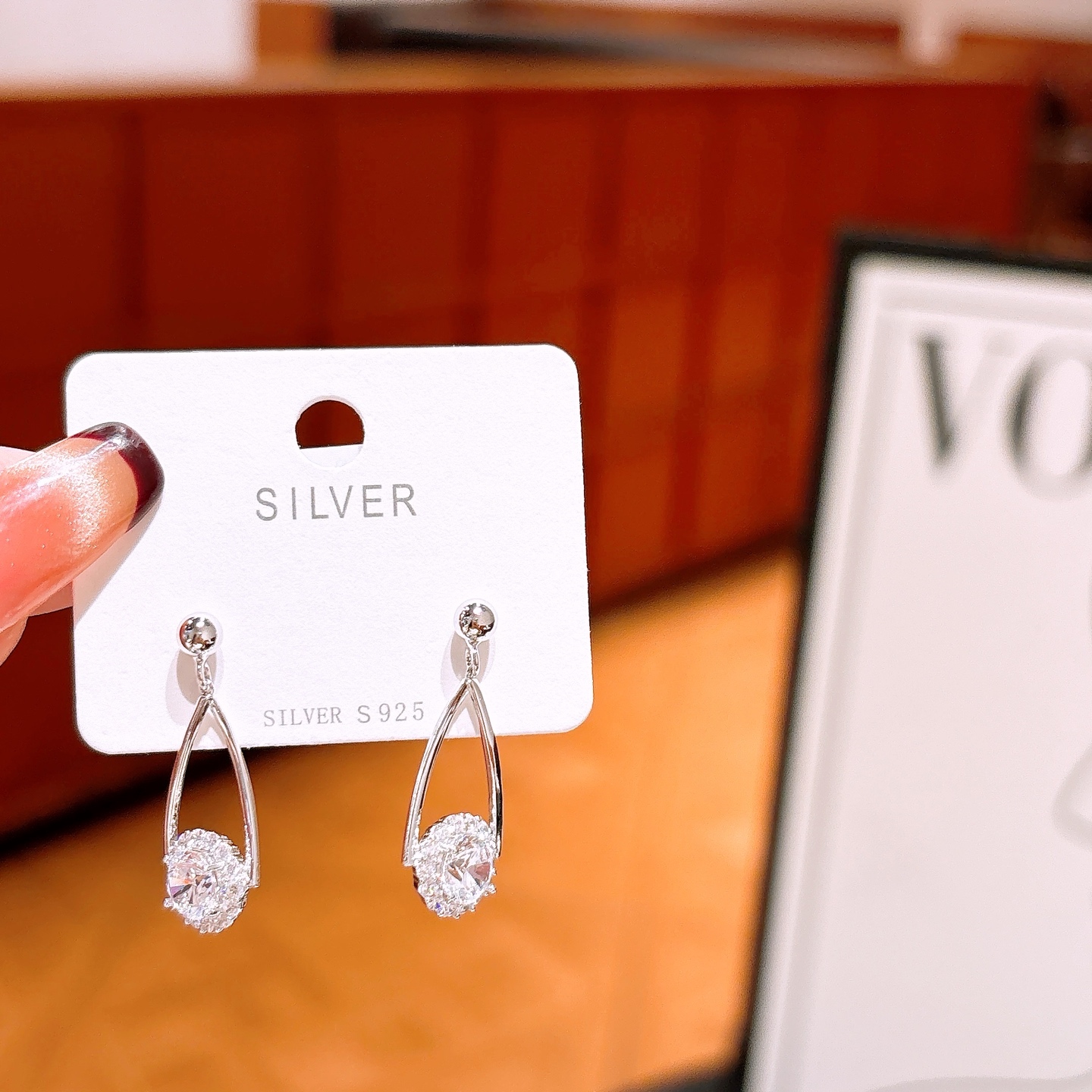 Nickel Free Silver Earrings Artistic Christmas Gold