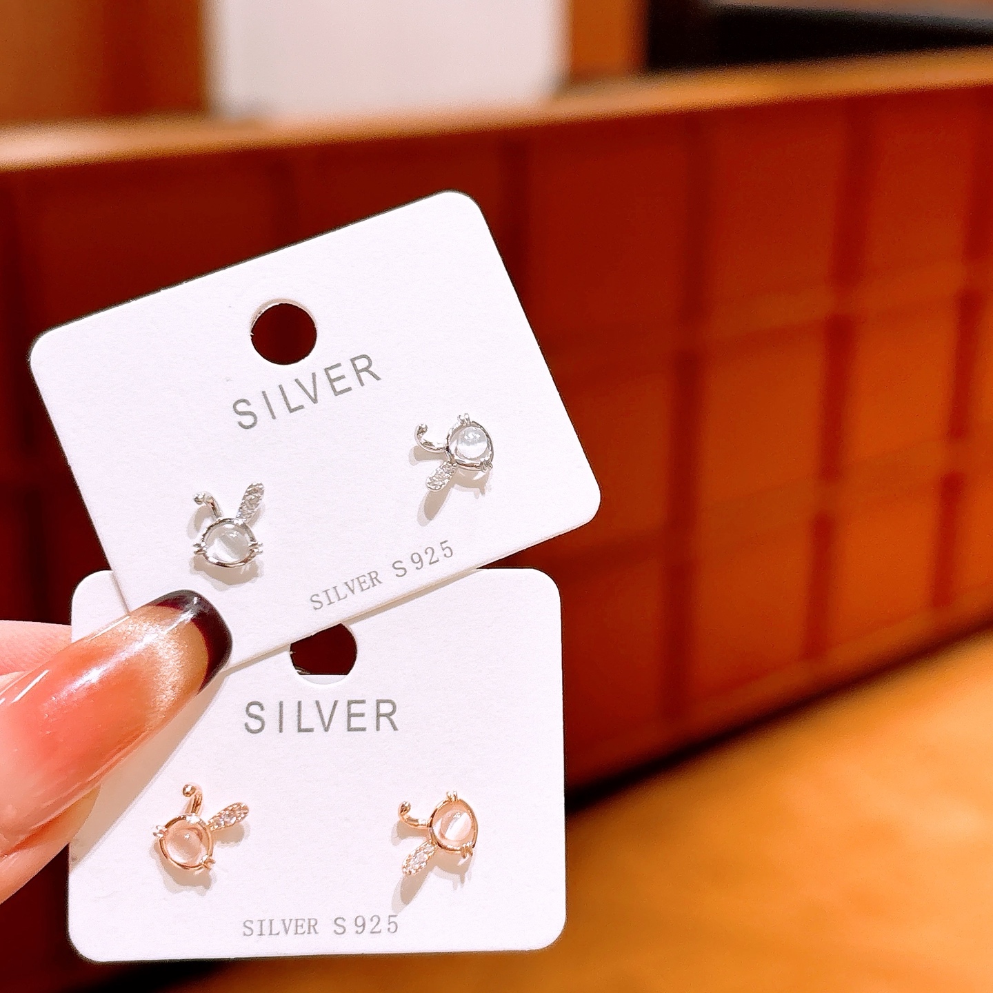 Low Allergy Silver Earrings Pure Valentine's Day Silver