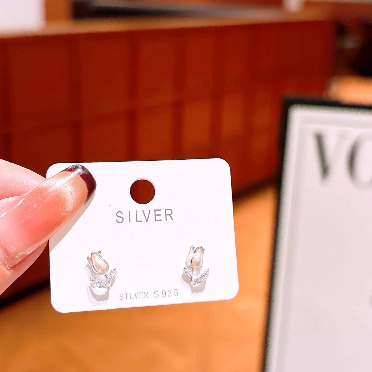 Nickel Free Silver Earrings Dainty Banquet Silver