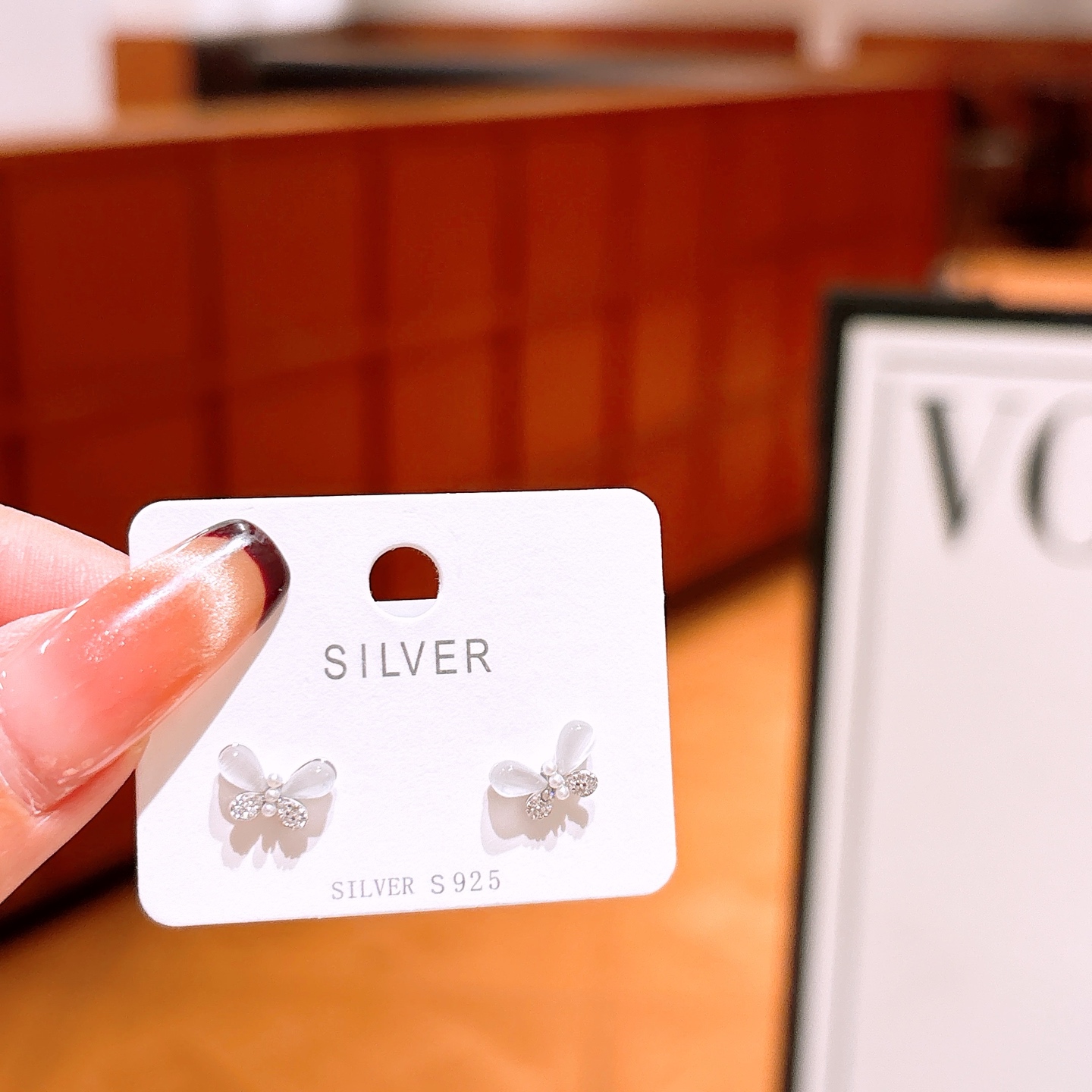 フレッシュニッケル無添加銀イヤリングゴールド バレンタインデー