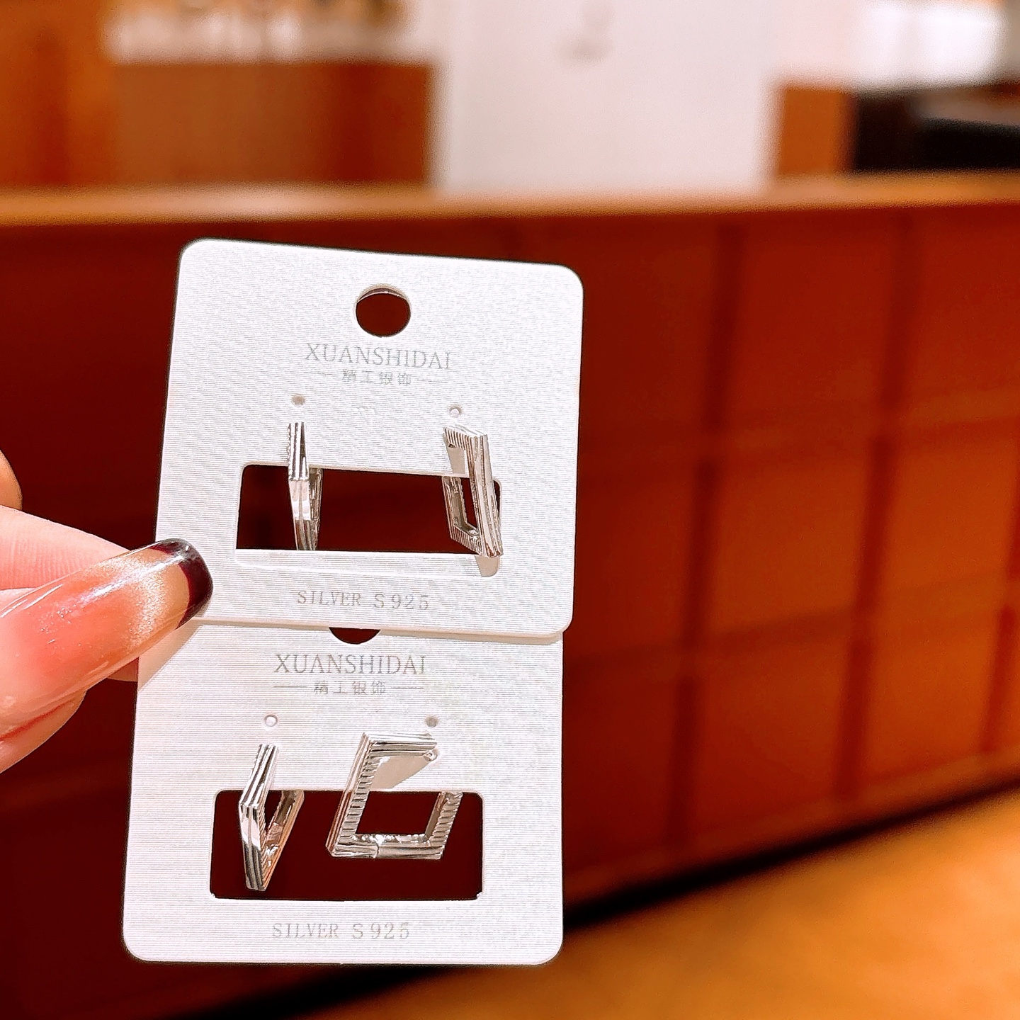 S925 Sterling Silver Ear Cuffs Gentle Teacher's Day Gold