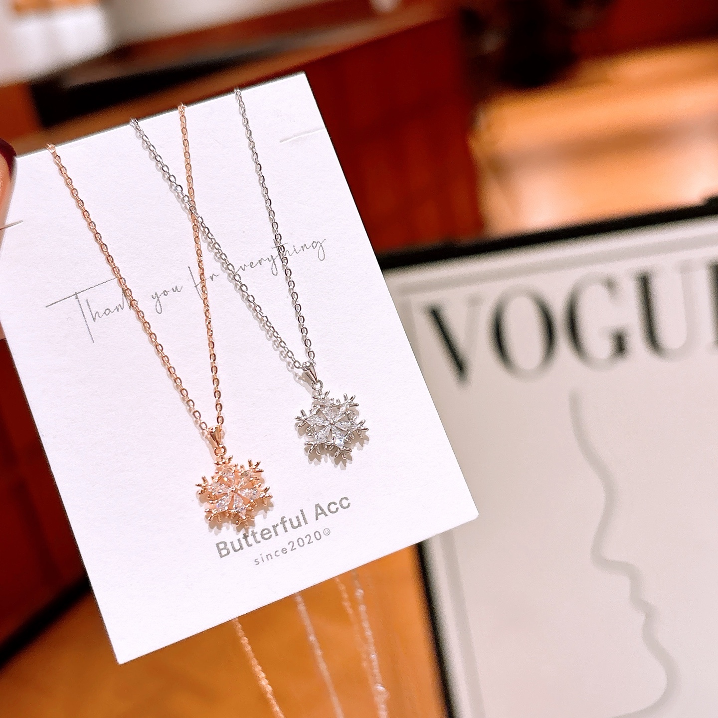 Low Allergy Silver Necklace Cute Party Gold