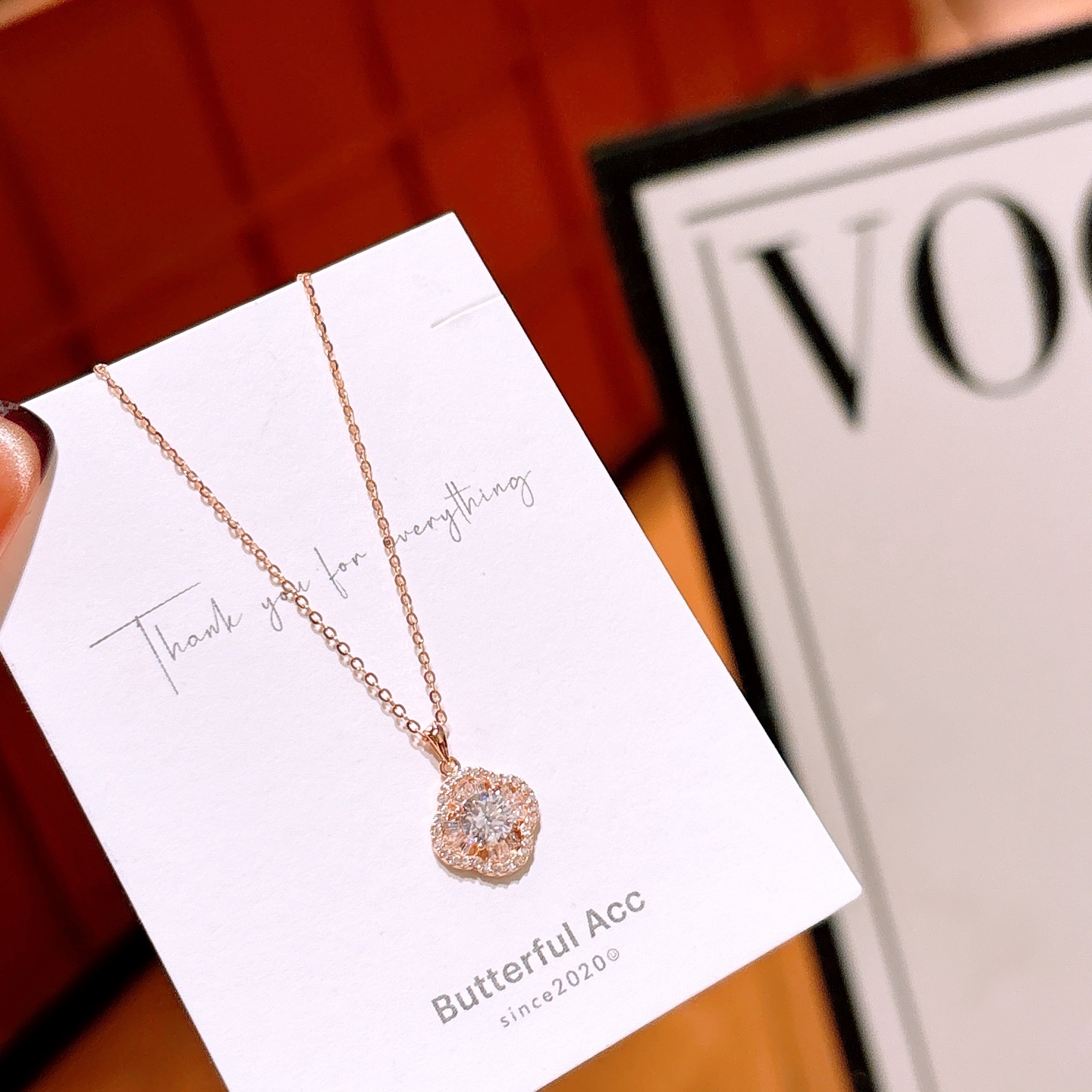 Fine Silver Necklace Romantic Engagement Silver