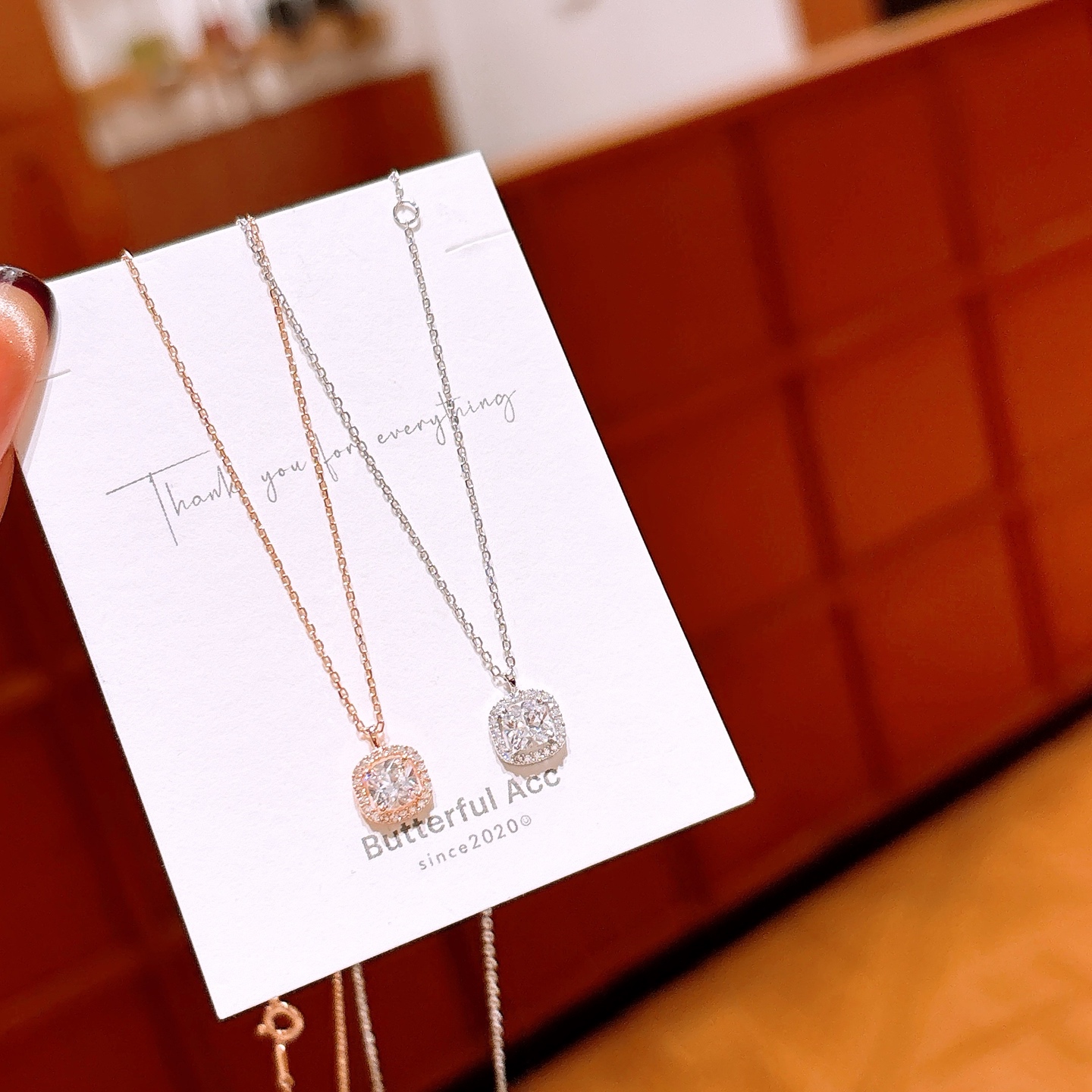 Solid Silver Necklace Gentle Wedding Silver