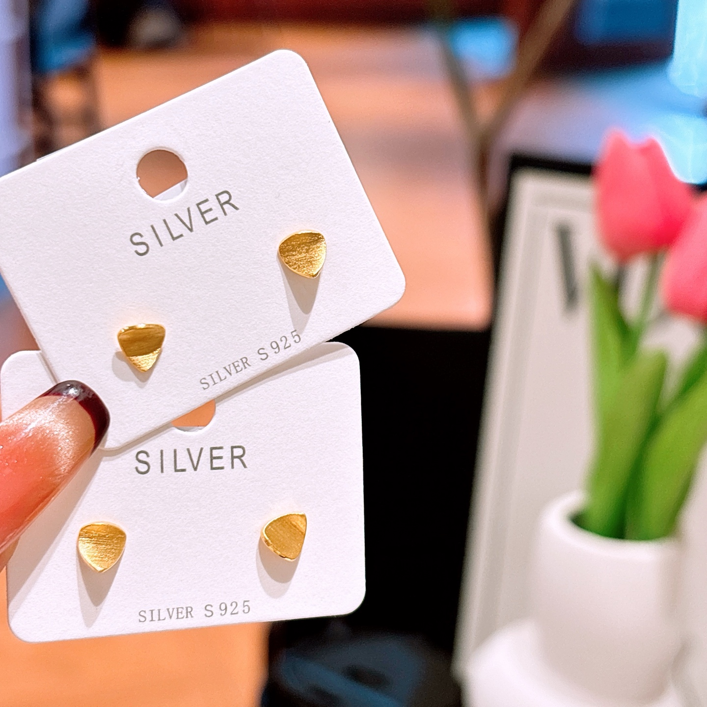 925 Silver Earrings Fashion Party Silver