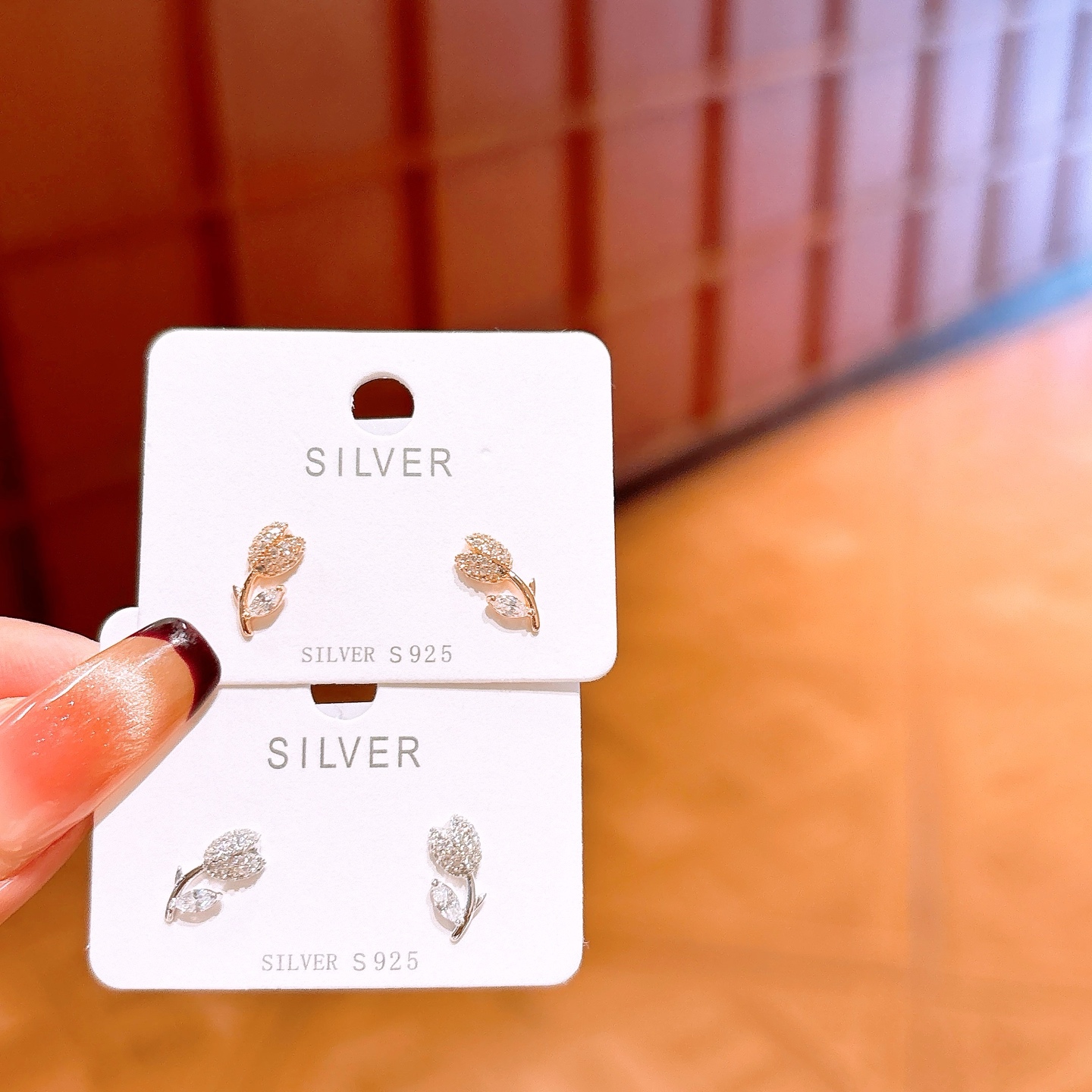 High Polish Silver Earrings Chic Annual Party Silver