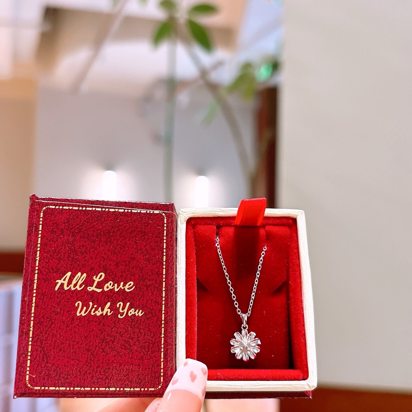 Fine Silver Necklace Forest Graduation Silver