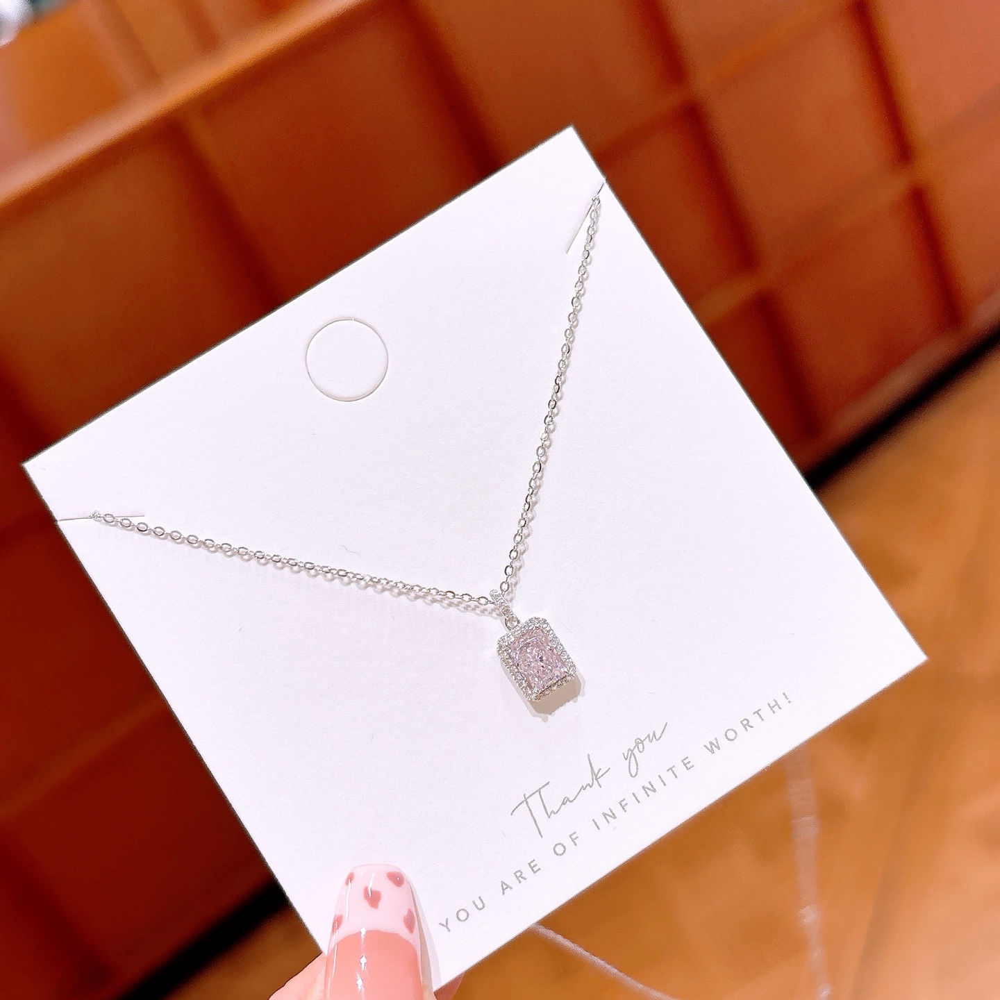 High Polish Silver High Carbon Diamond Necklace Chic Date Night Gold