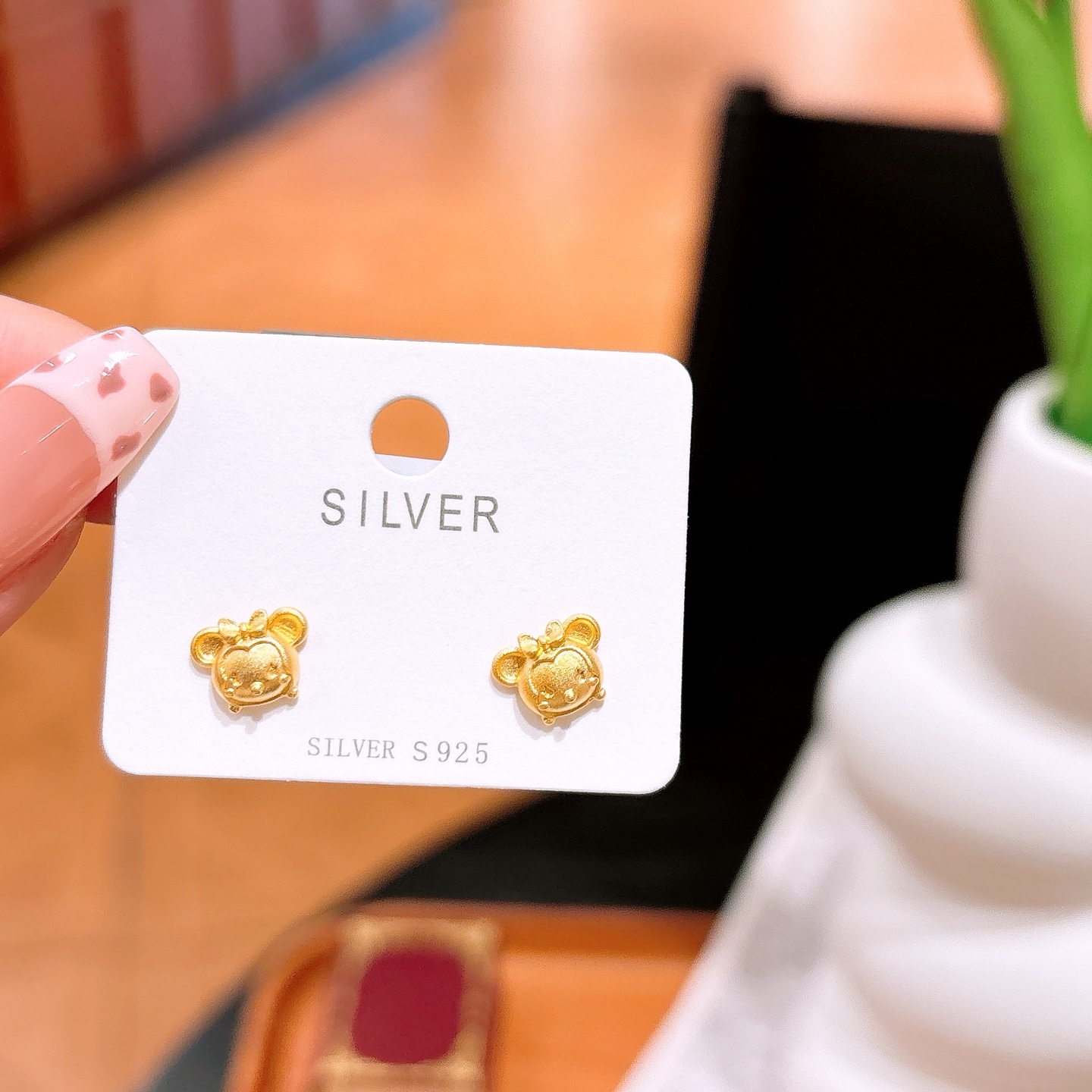 Solid Silver Earrings Ultra Minimal Teacher's Day Silver