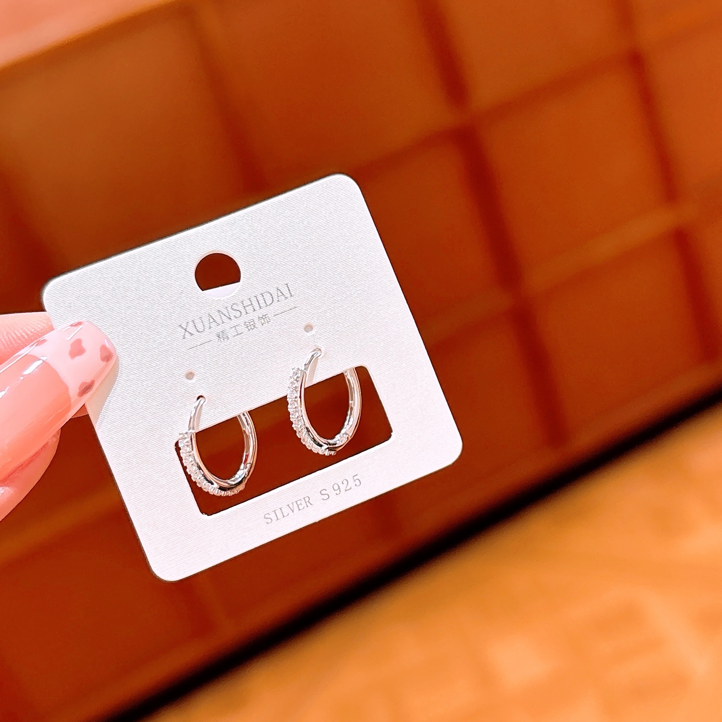 Feinsilber Ohrcuffs Filigran Party Gold