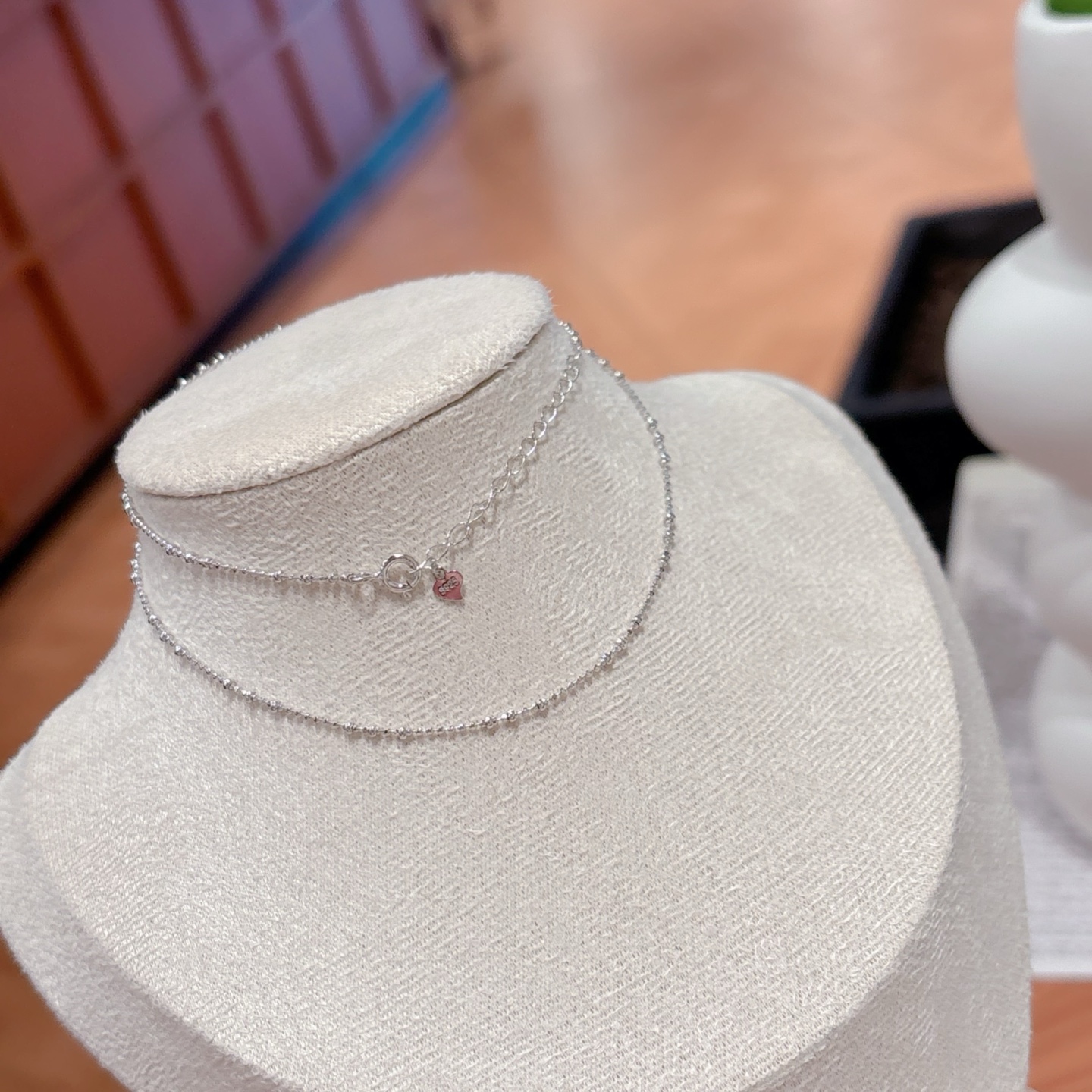 S925 Sterling Silver Necklace Fresh Office Gold