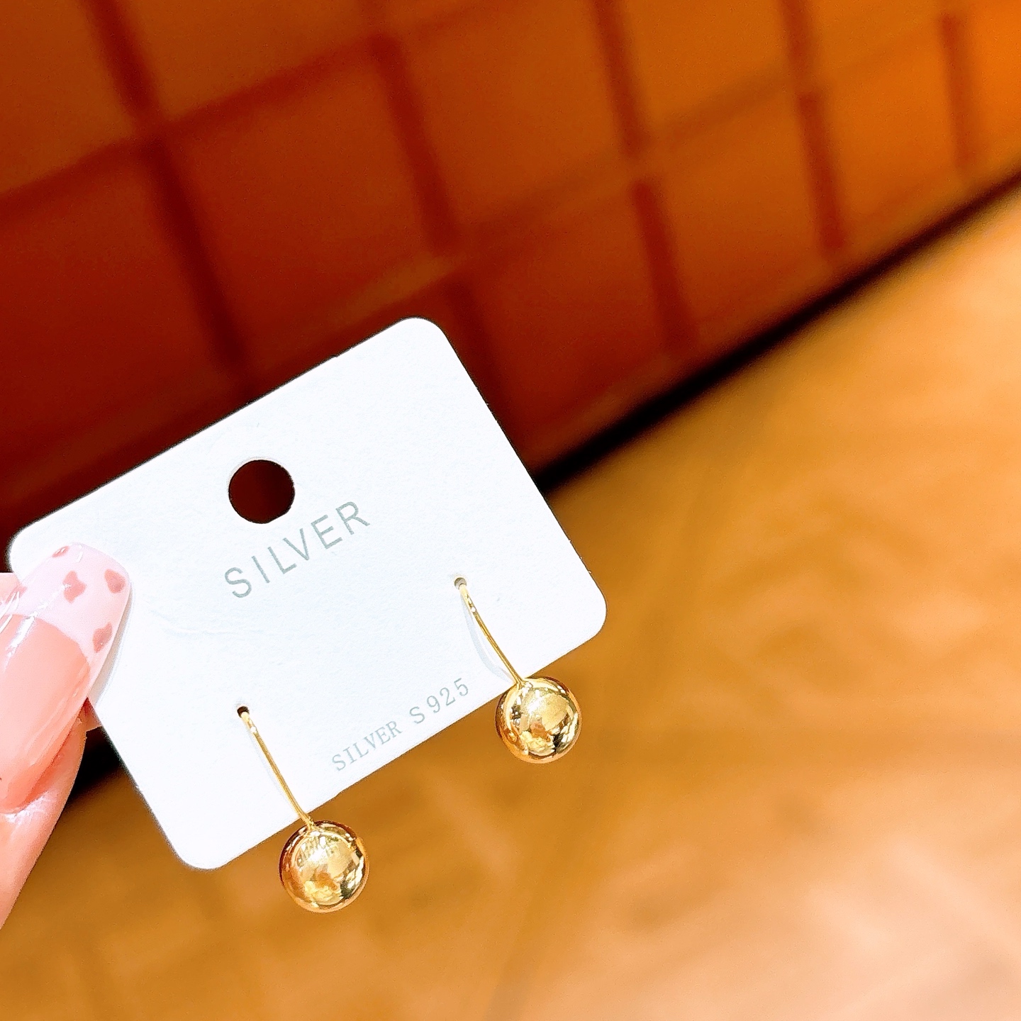 可愛いS925スターリングシルバードロップ＆スレッドイヤリングシルバー 卒業