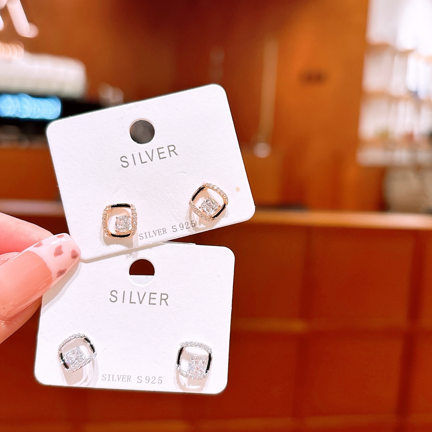 925 Silver Earrings Ultra Minimal Bestie Gift Silver