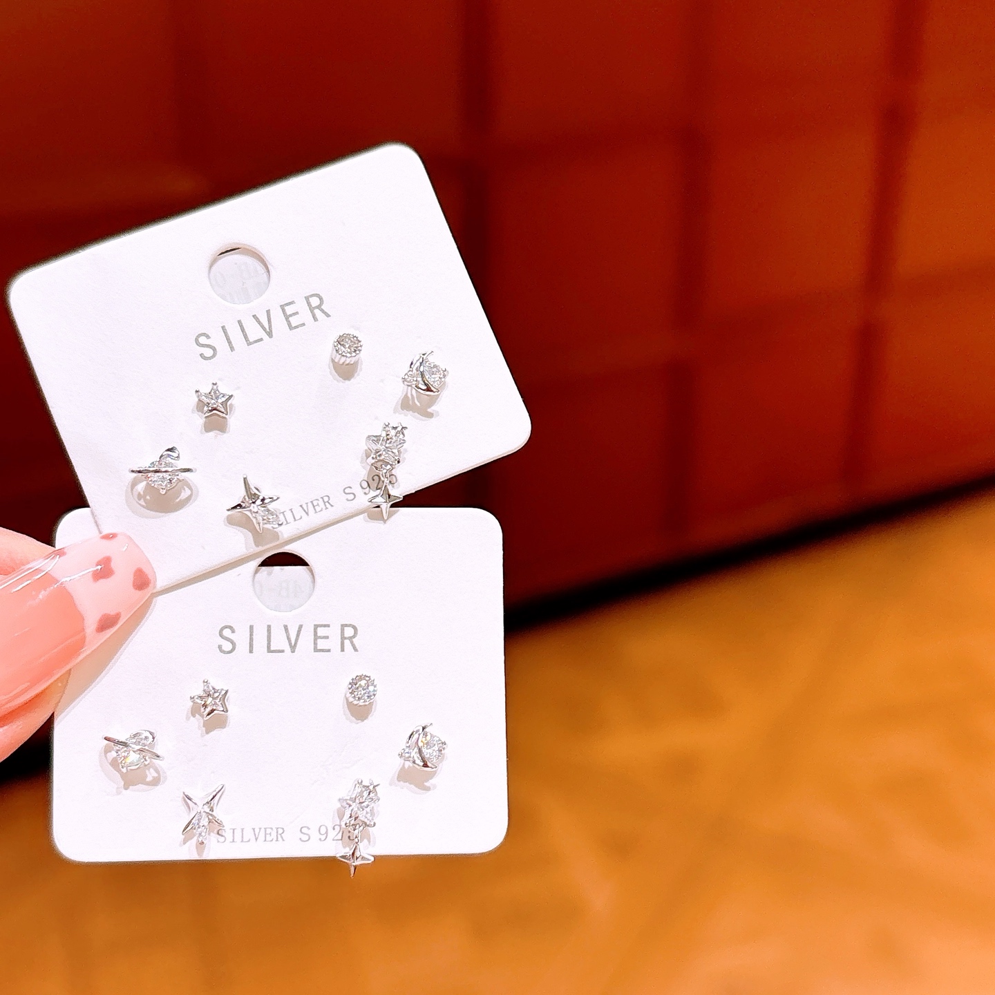 Fine Silver Earrings Intellectual Birthday Silver